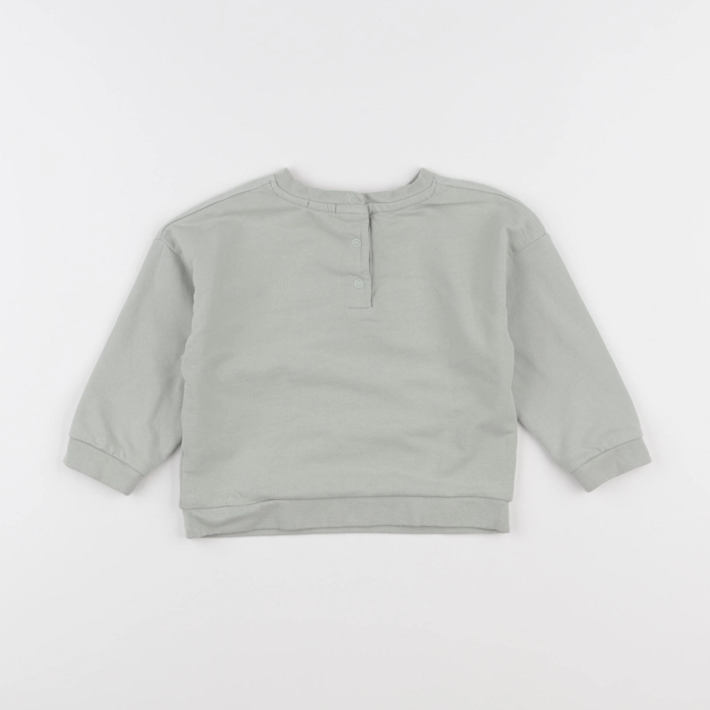 Vertbaudet - sweat vert - 2 ans