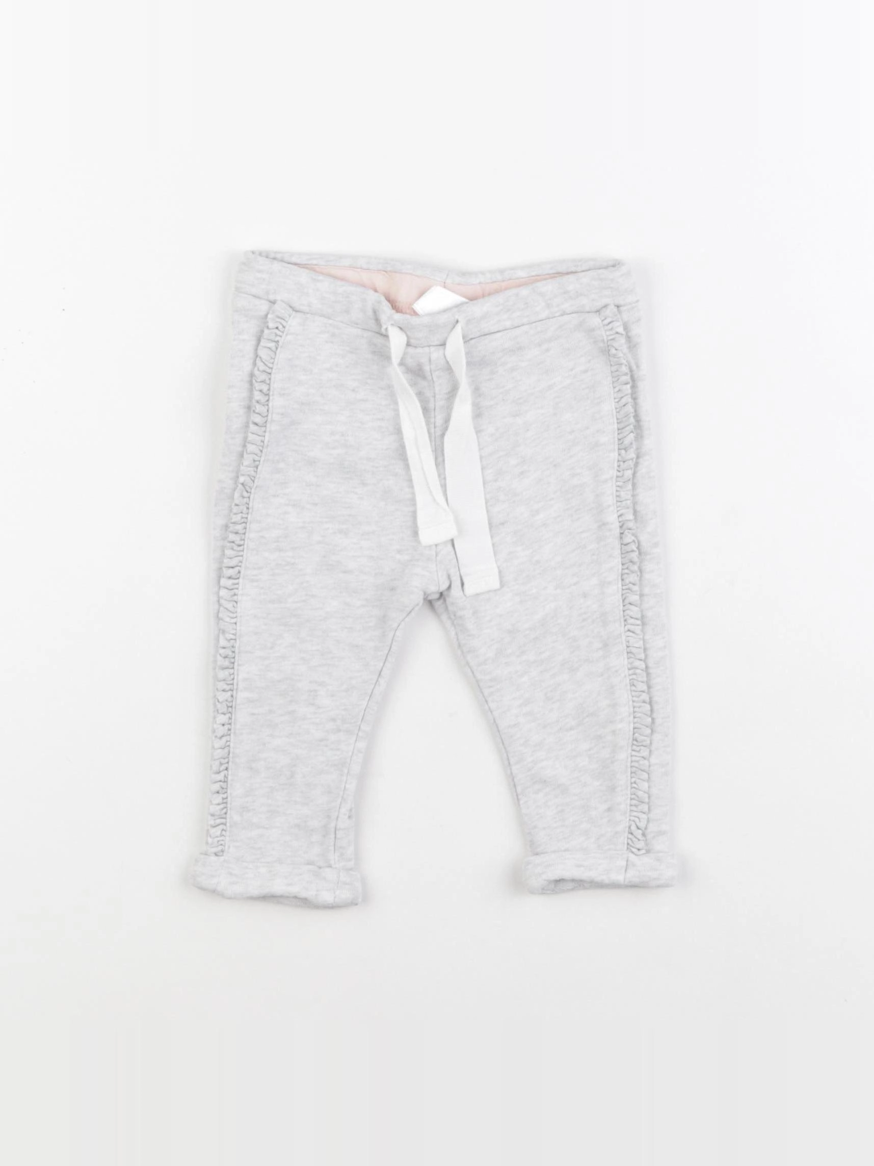 H&M - jogging gris - 6/9 mois