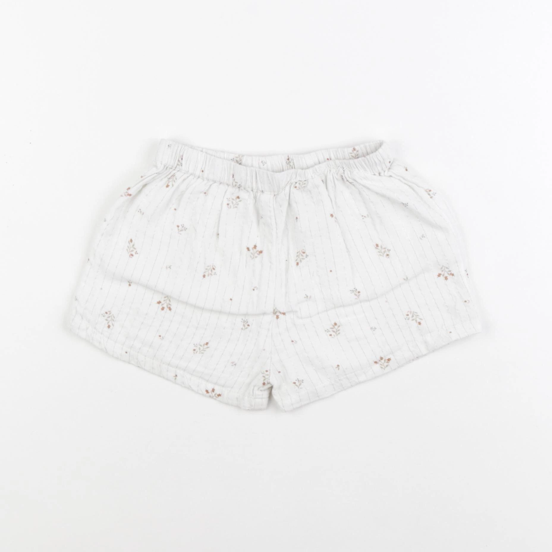 Bouchara - short blanc, or - 24 mois