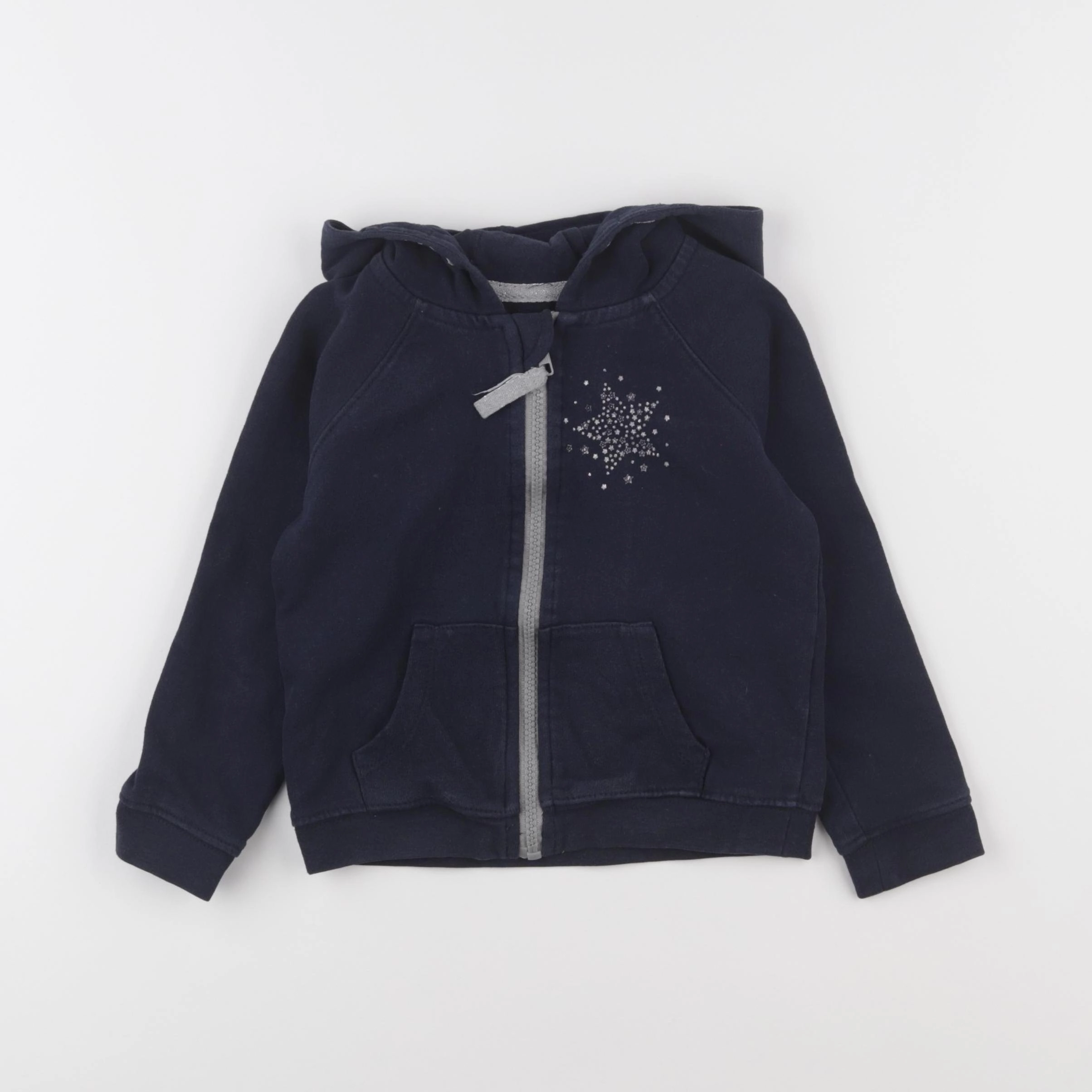 Vertbaudet - sweat bleu - 4 ans