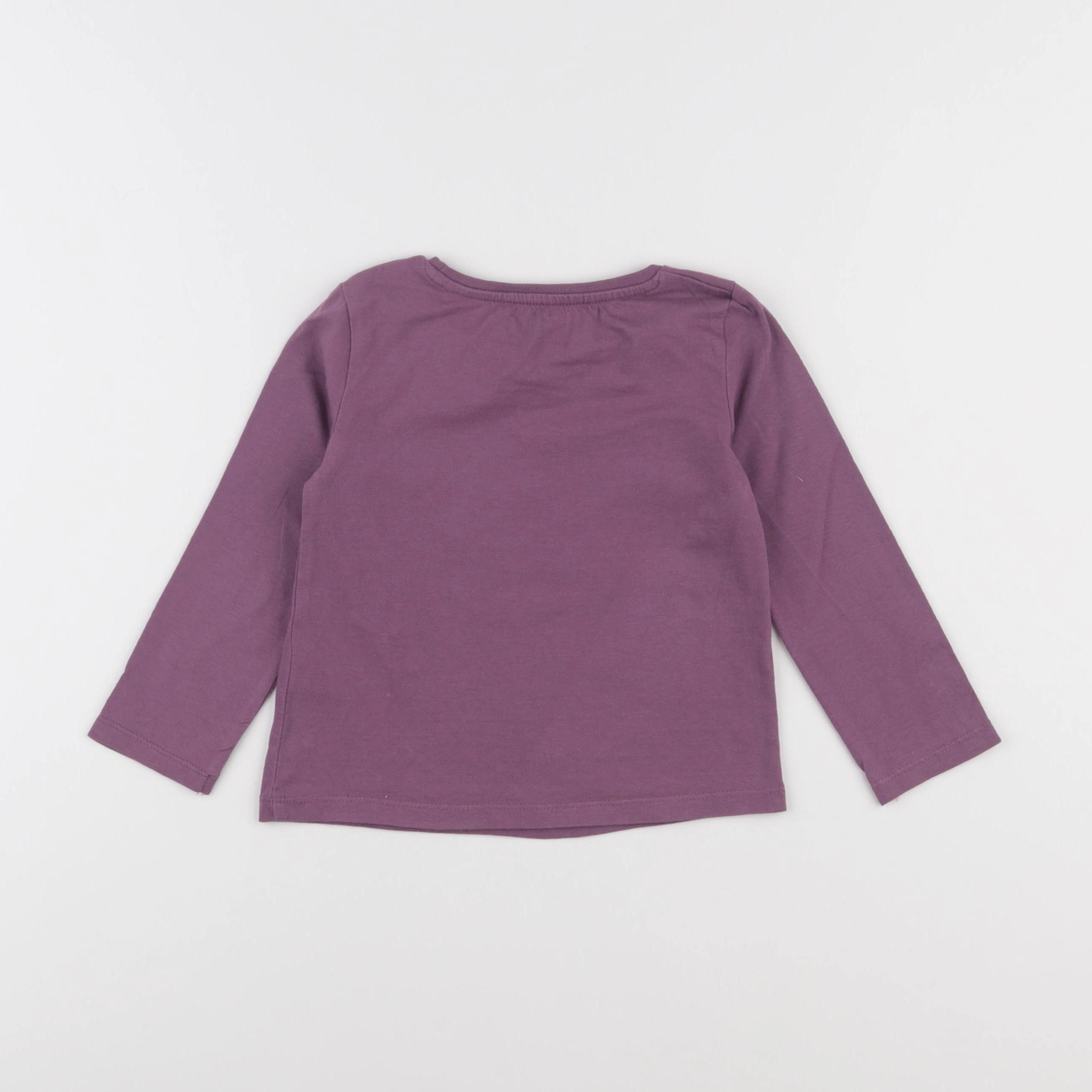 Vertbaudet - tee-shirt violet - 3 ans