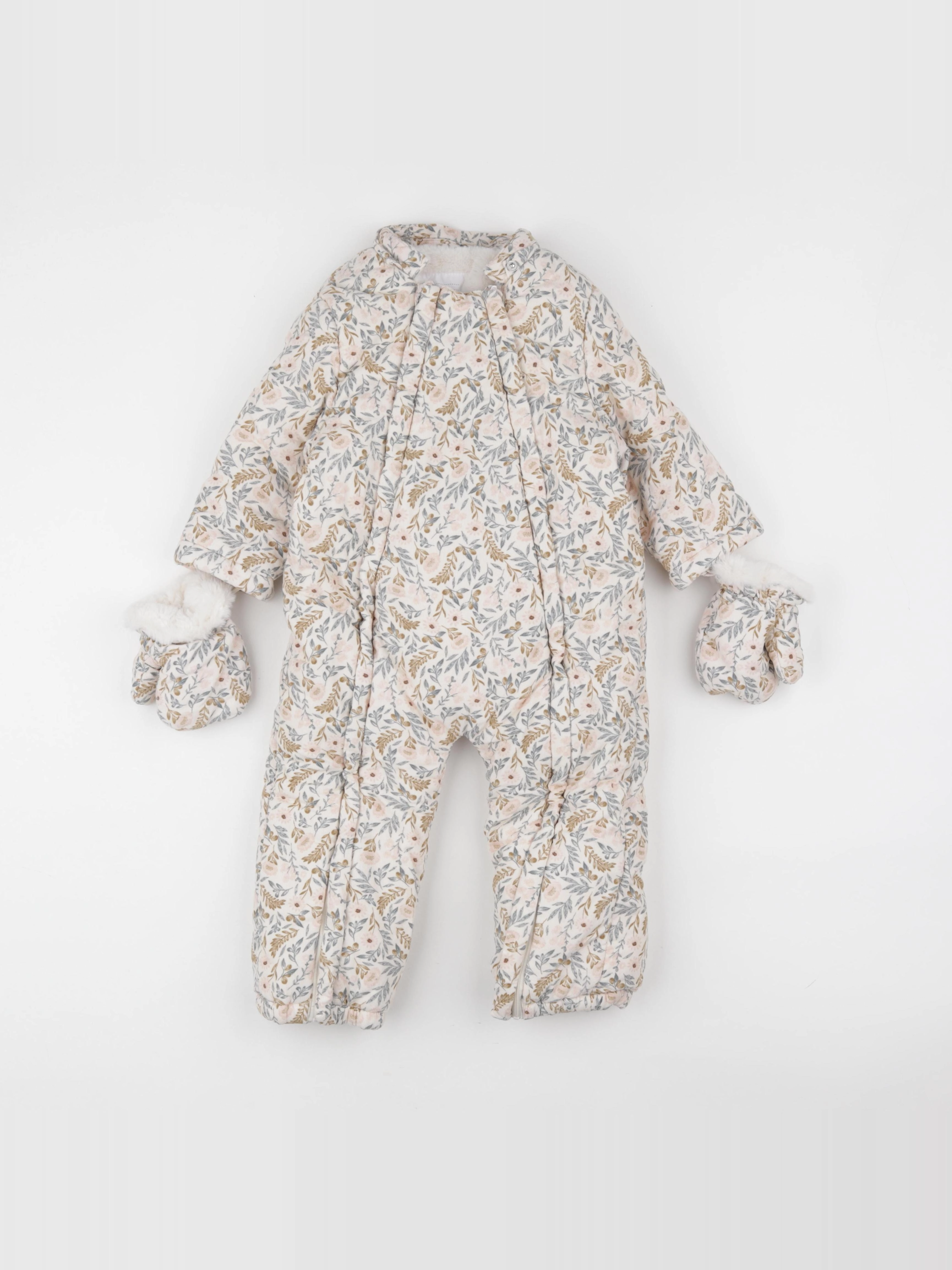 Vertbaudet - combi-pilote beige - 2 ans
