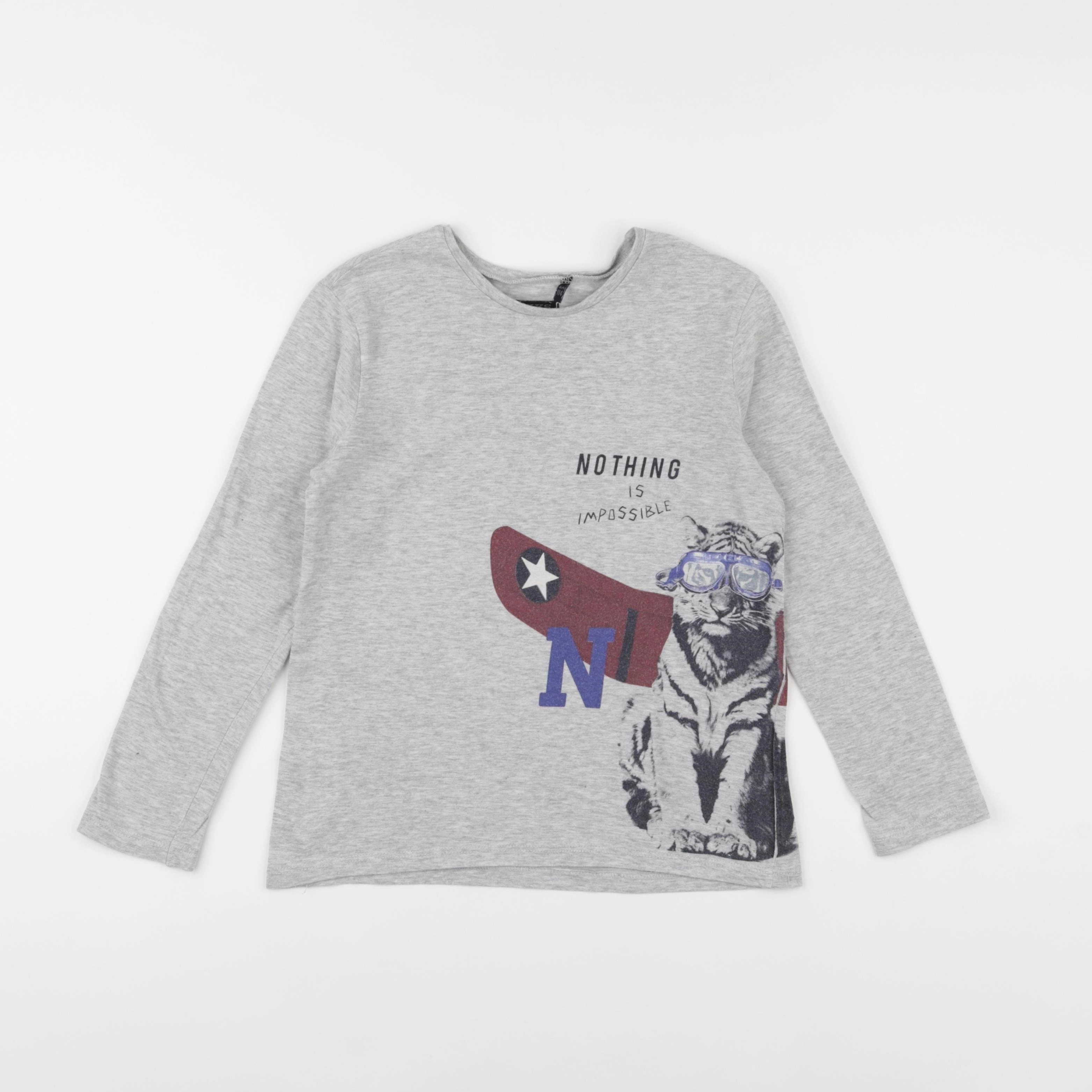 IKKS - tee-shirt gris - 6 ans