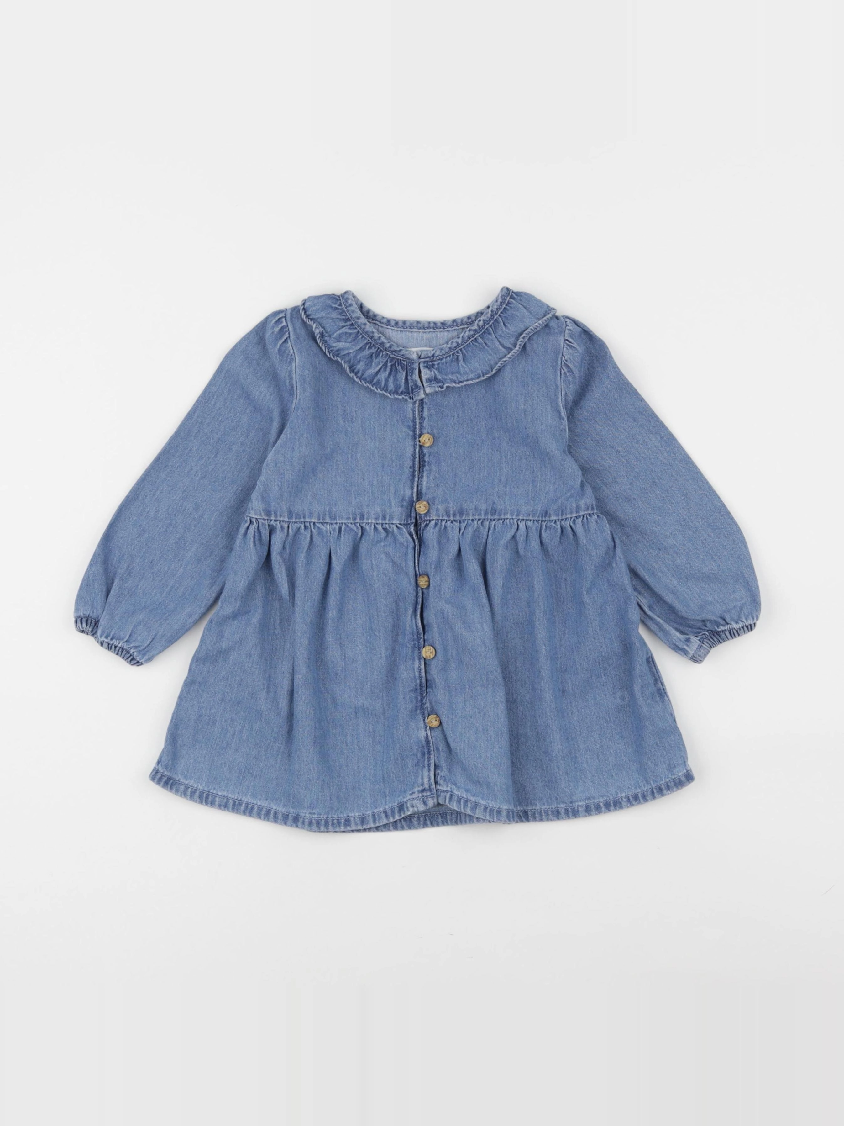 Vertbaudet - robe bleu - 24 mois