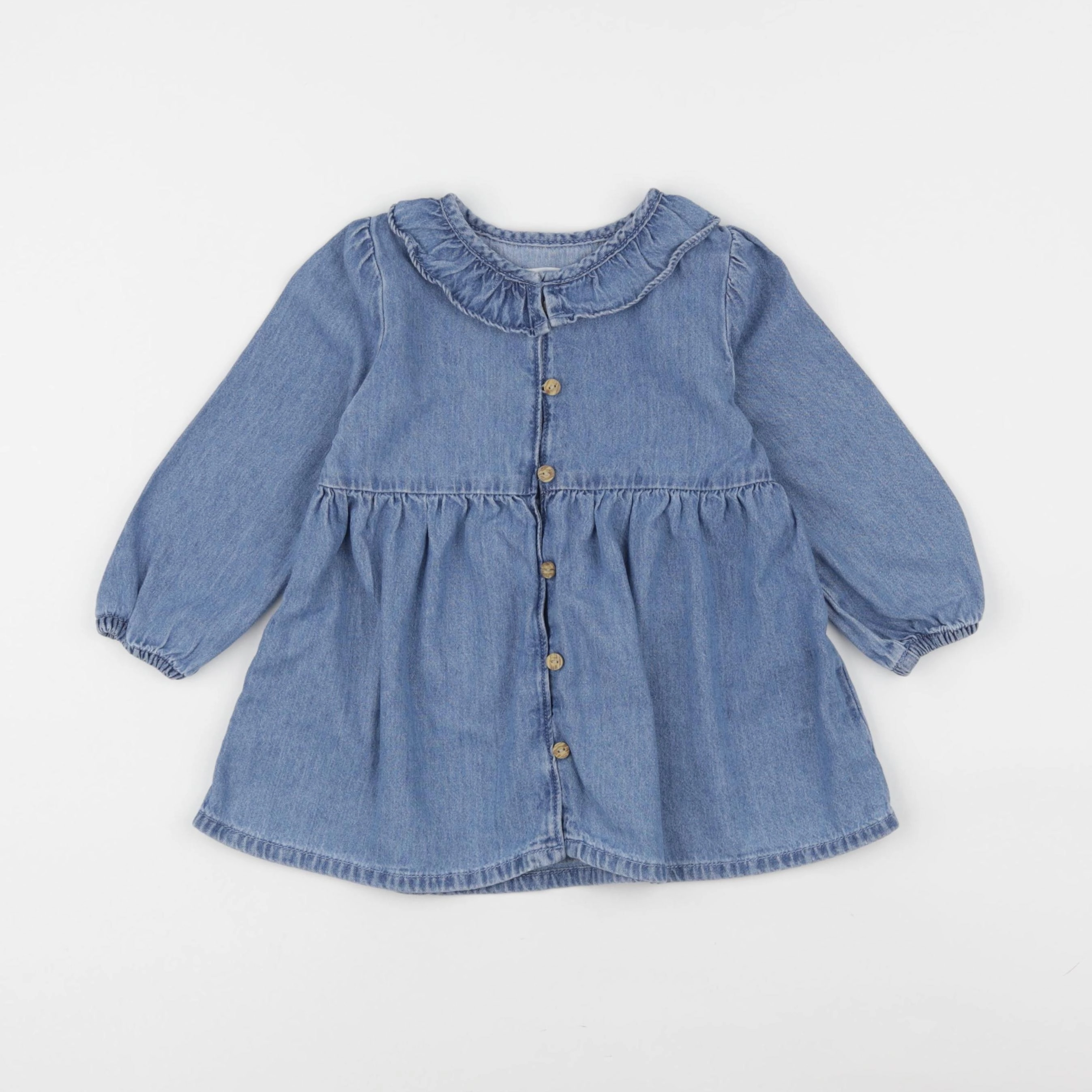 Vertbaudet - robe bleu - 24 mois