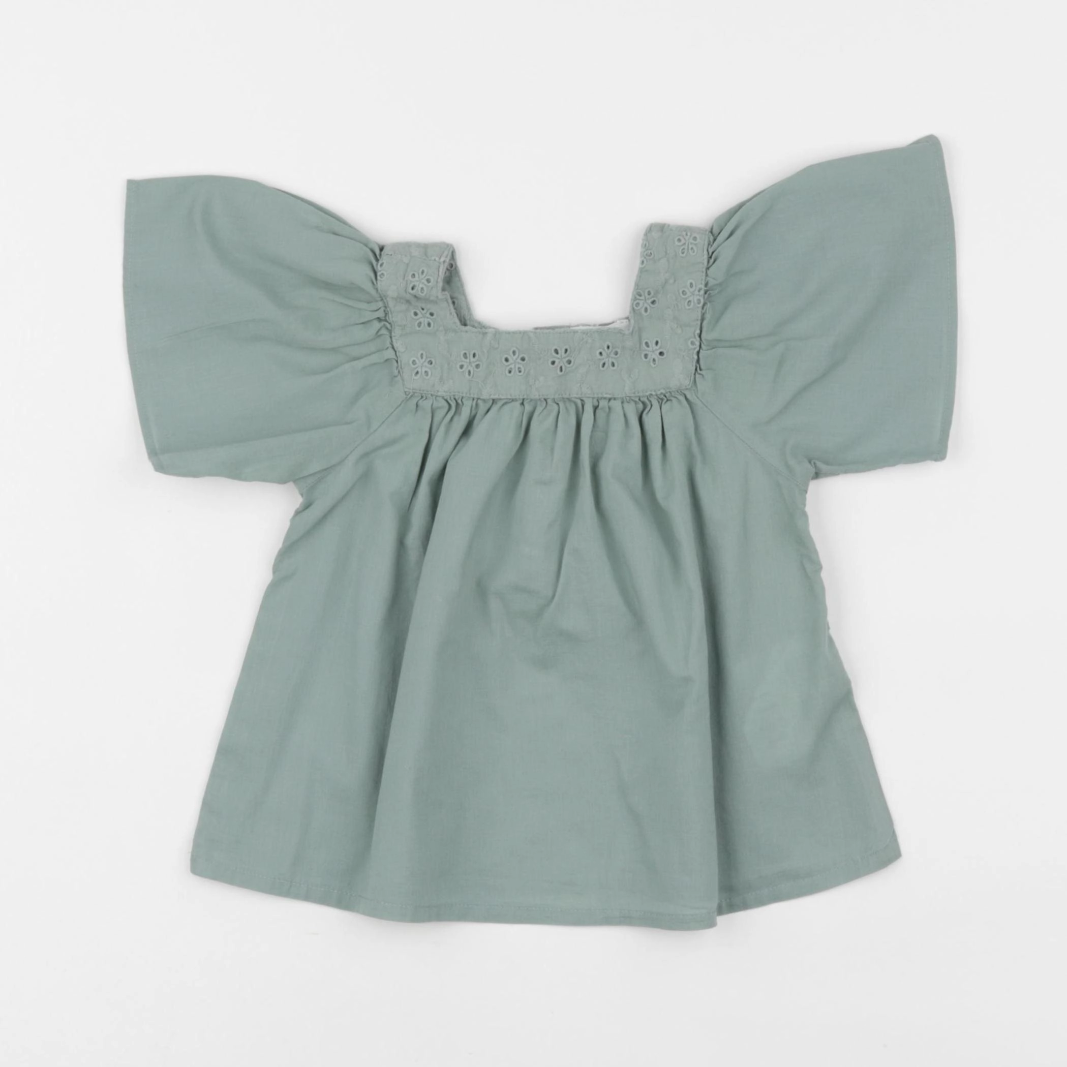 Vertbaudet - blouse vert - 18 mois