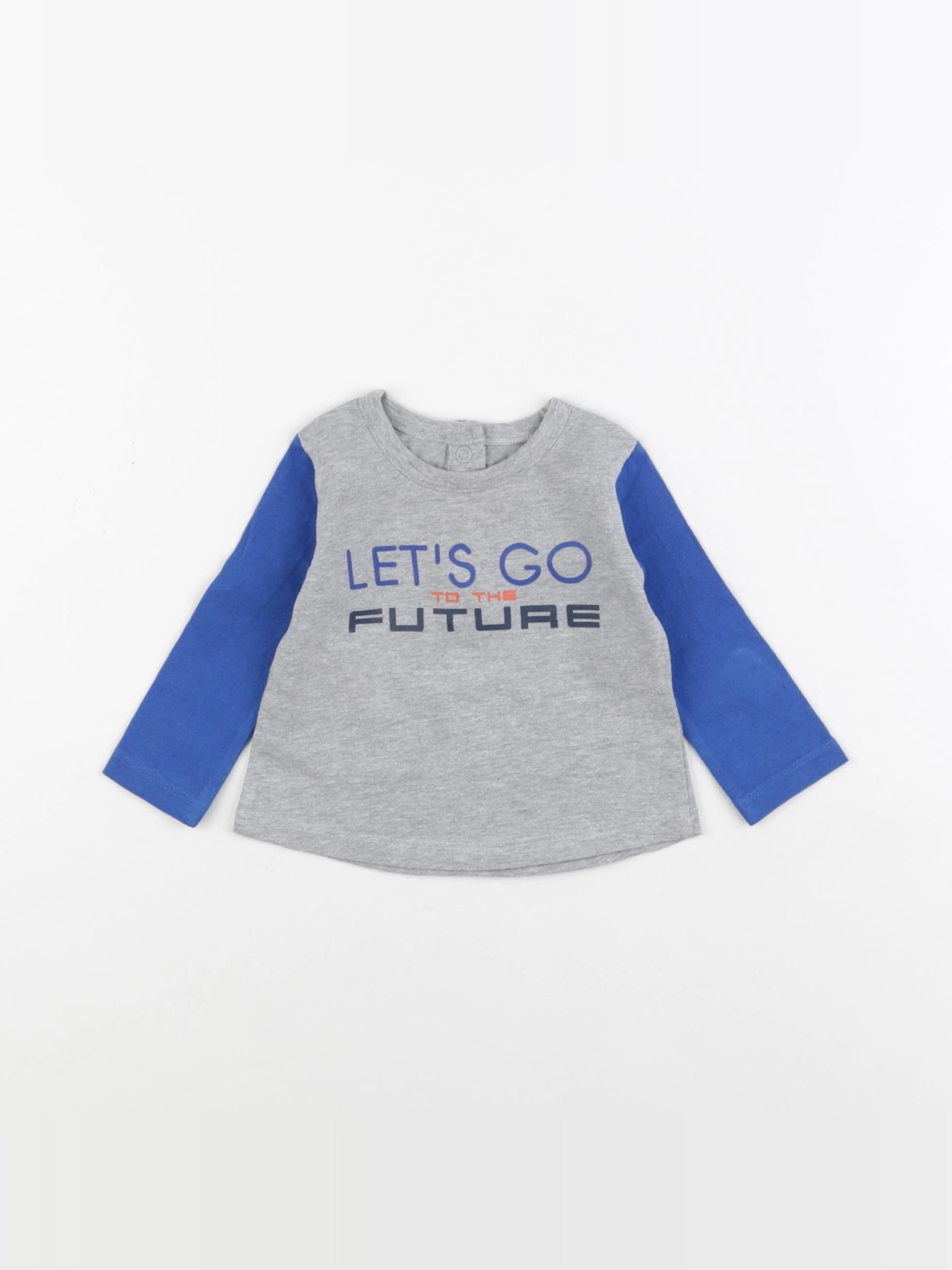 La Redoute - tee-shirt gris - 3 mois