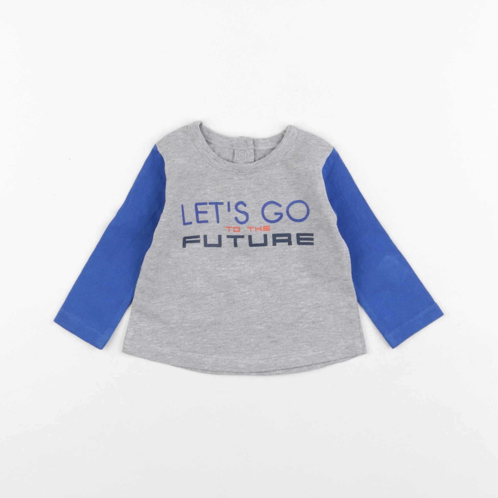 La Redoute - tee-shirt gris - 3 mois
