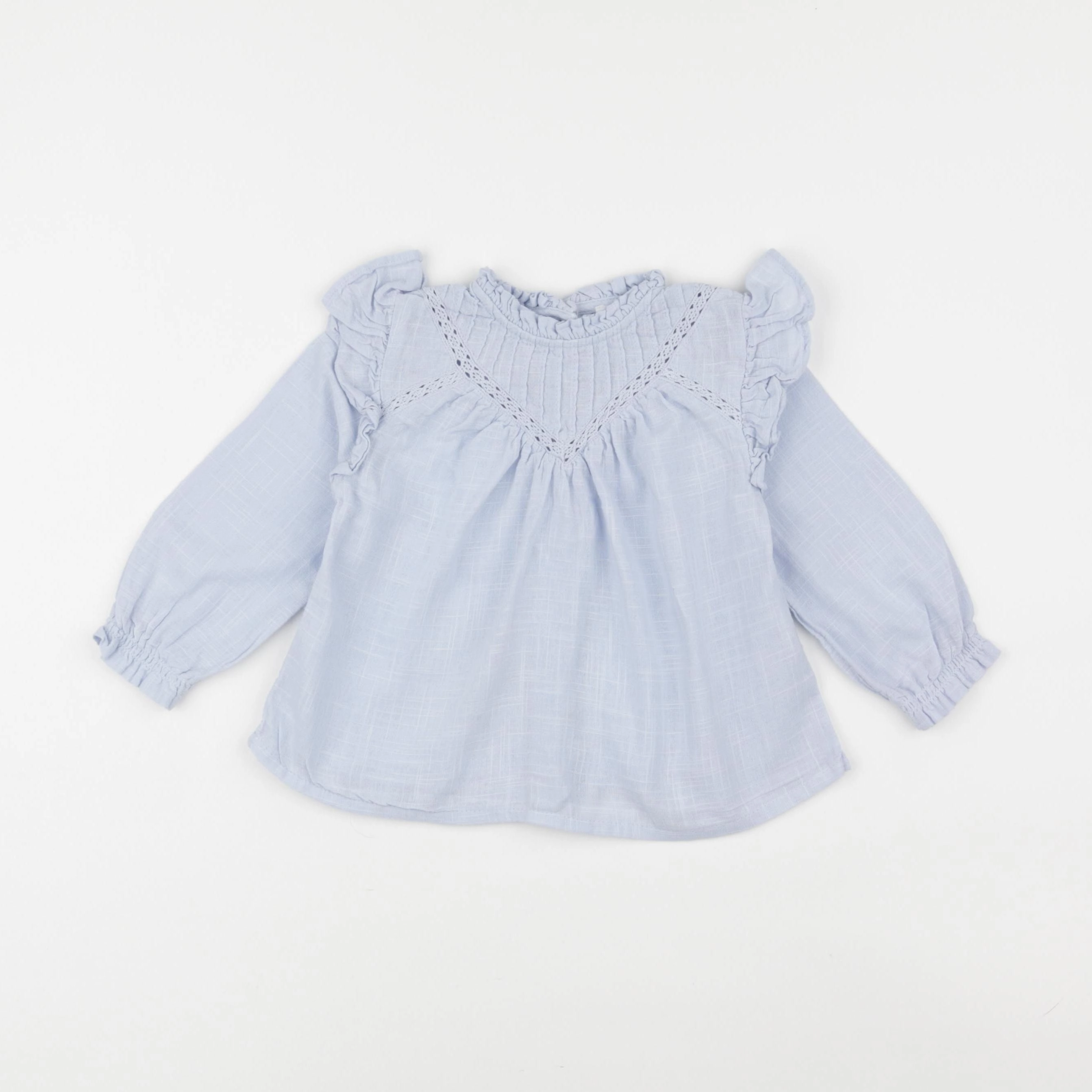 Vertbaudet - blouse bleu - 18 mois