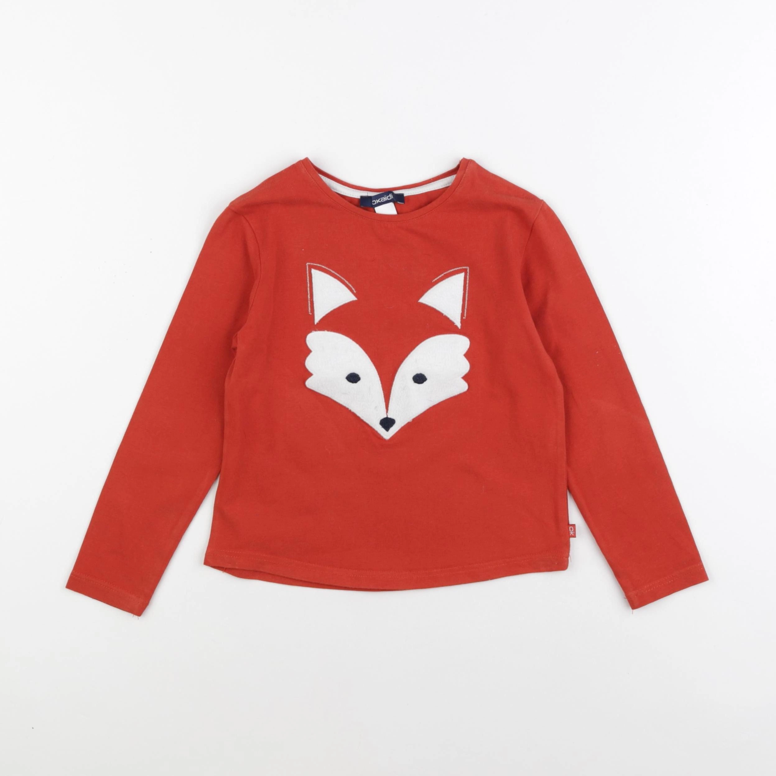 Okaidi - tee-shirt orange - 4 ans