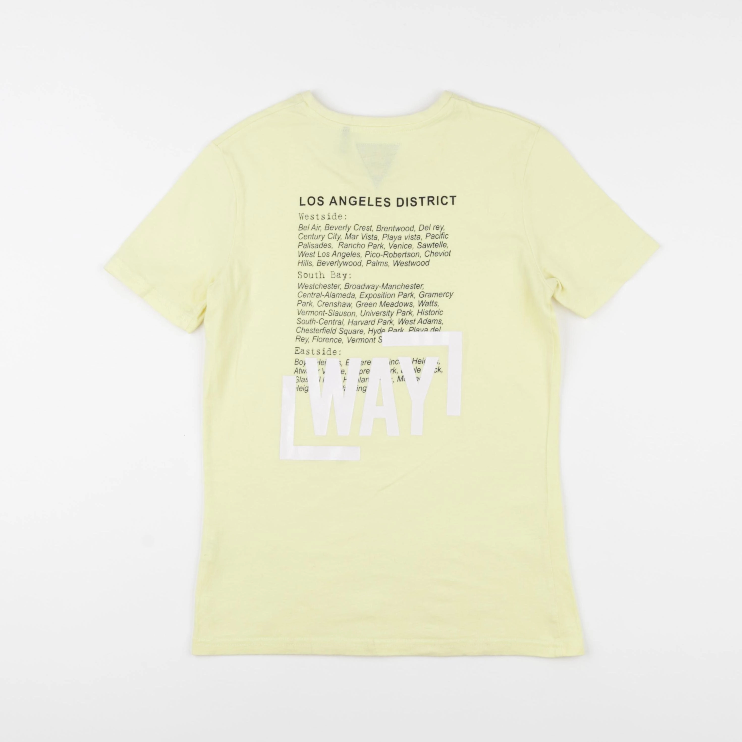 IKKS - tee-shirt imprimé au dos jaune - 10 ans