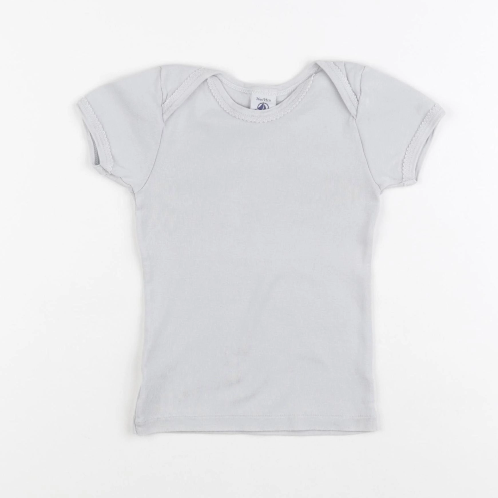 Petit Bateau - maillot de corps gris - 36 mois