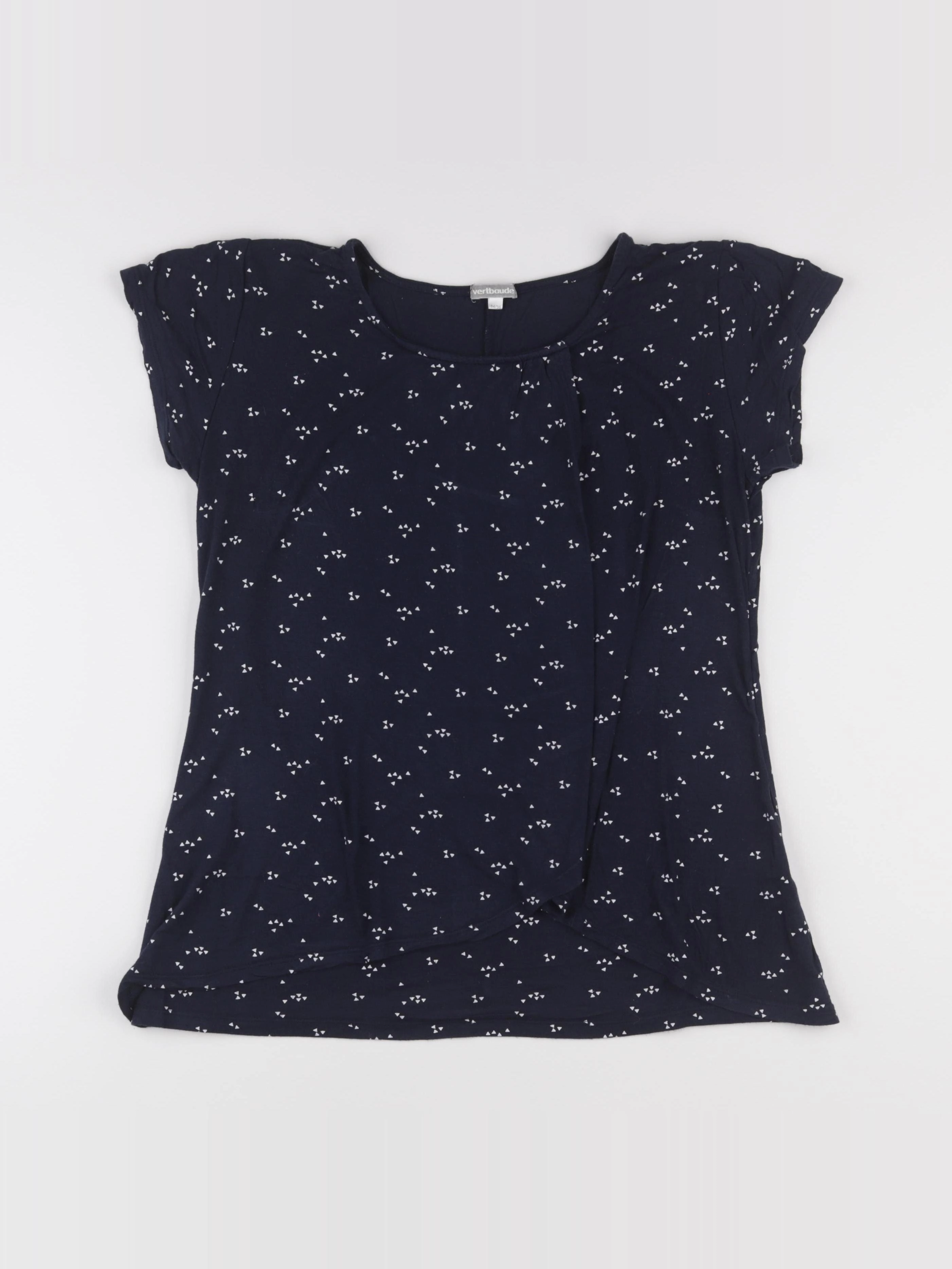 Vertbaudet - tee-shirt grossesse bleu - 34 à 36