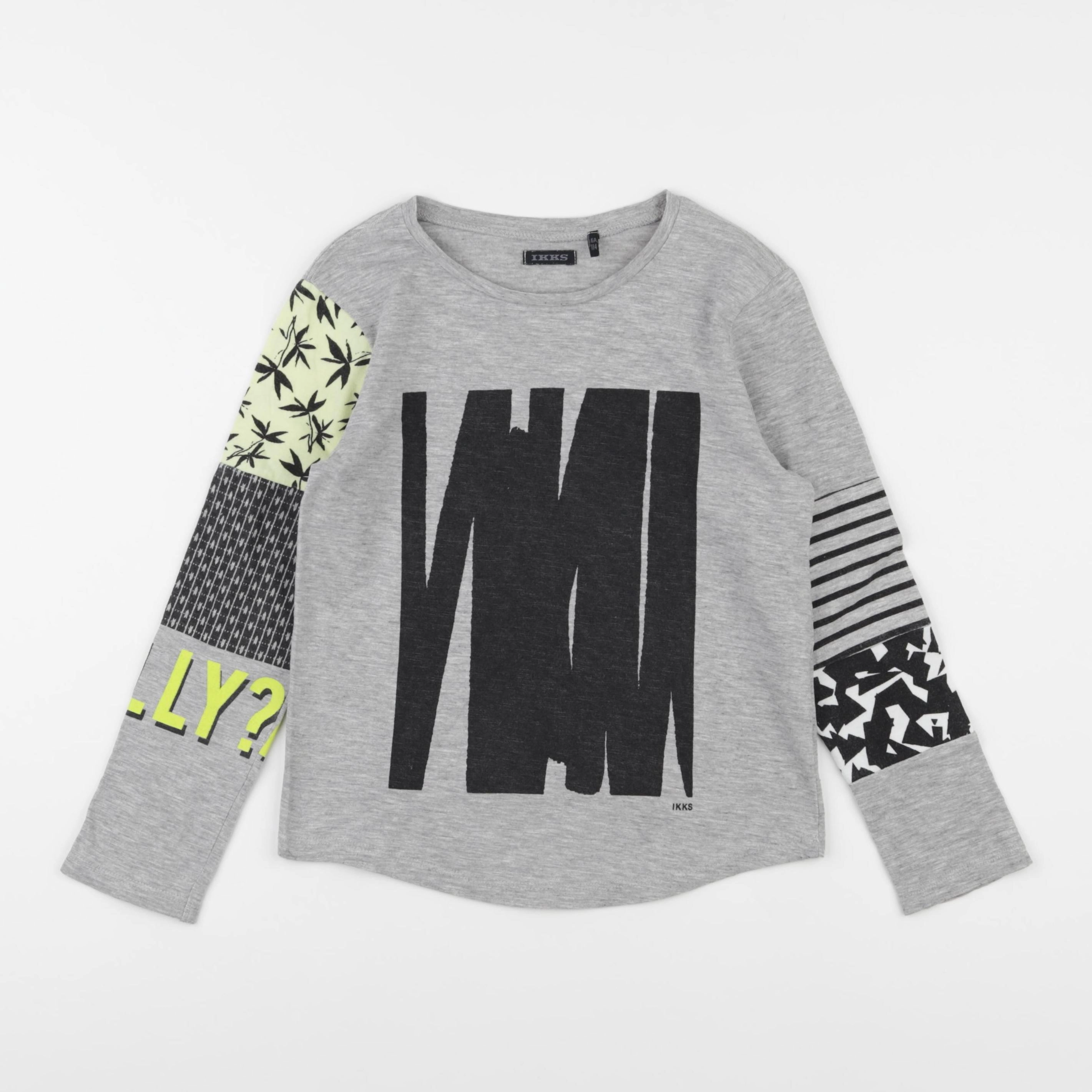 IKKS - tee-shirt gris - 6 ans