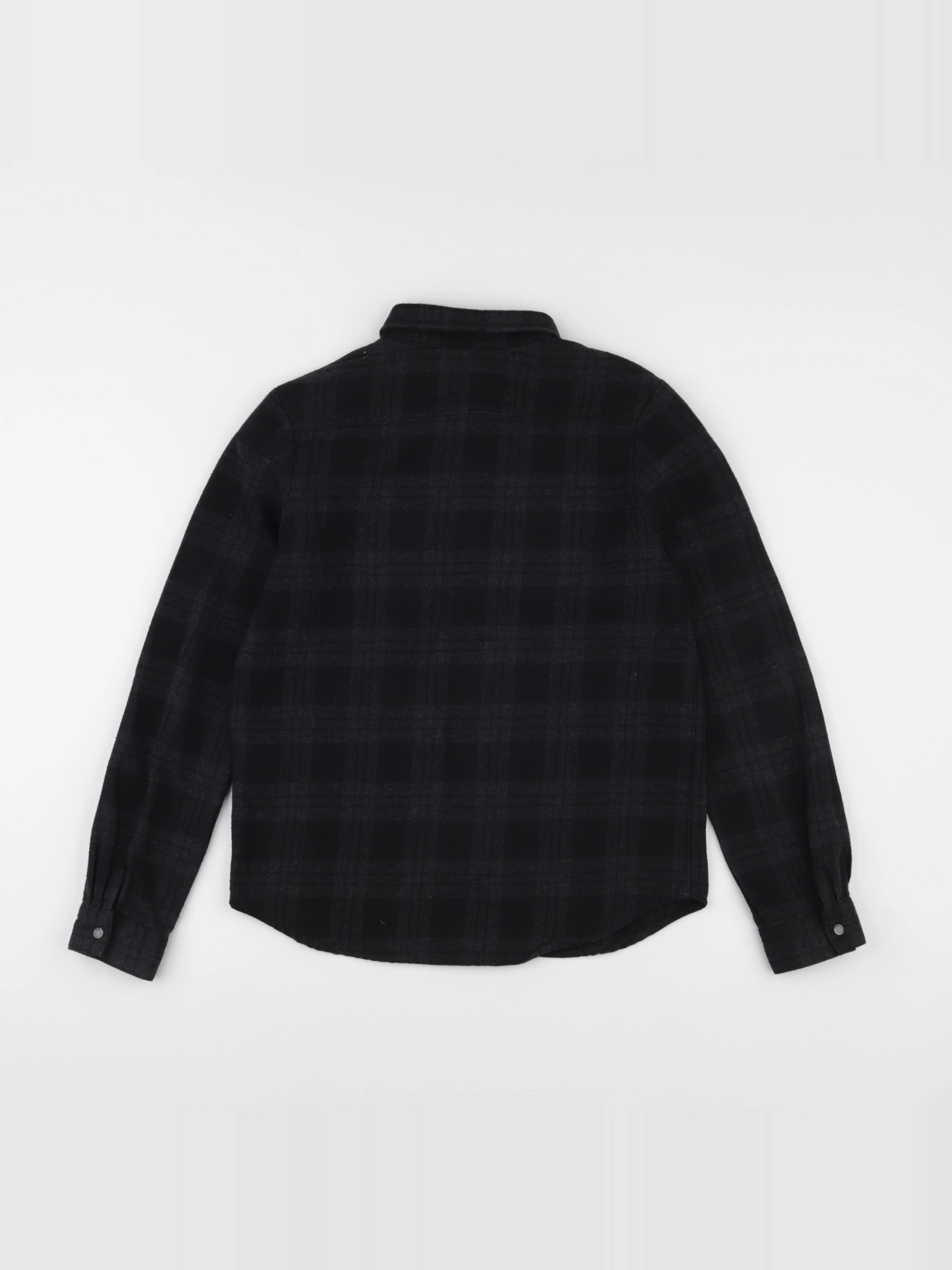 IKKS - chemise gris, noir - 12 ans