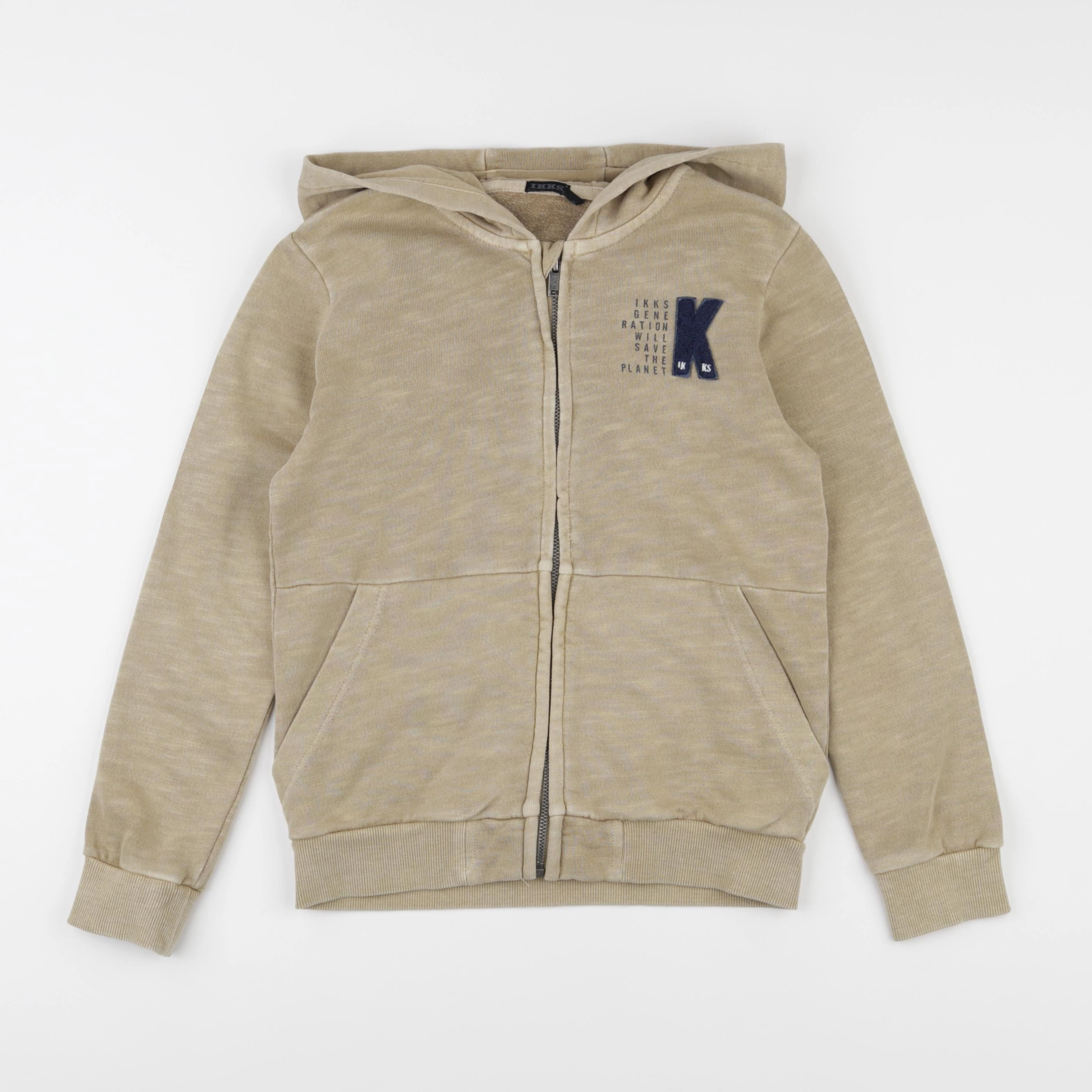 IKKS - sweat marron - 10 ans