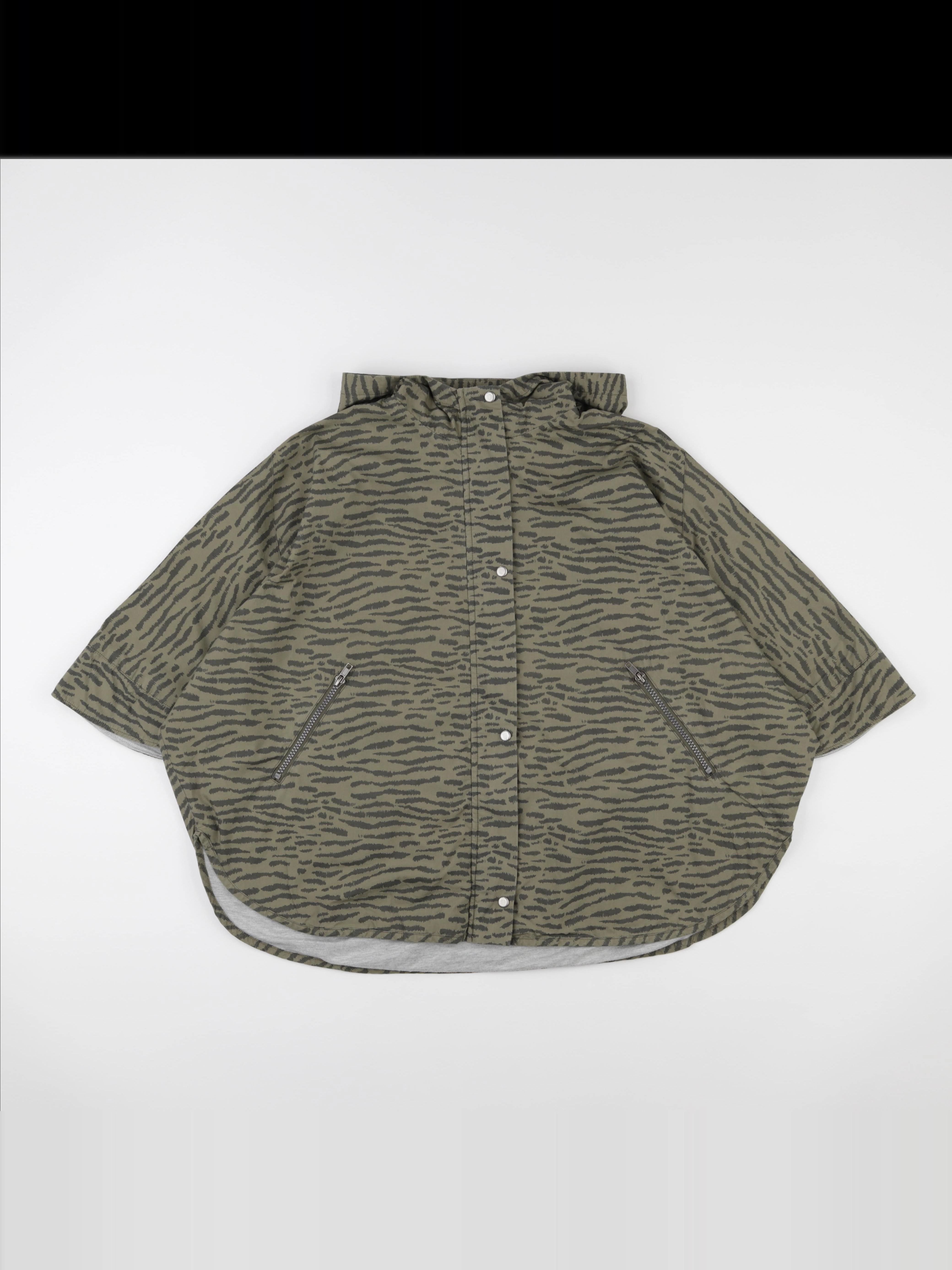 IKKS - coupe-vent vert, gris - 10 ans