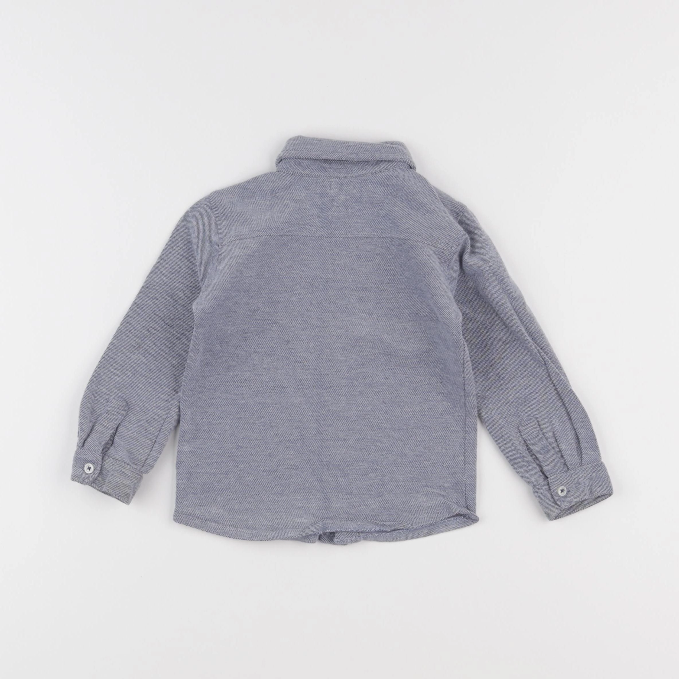 Boutchou - chemise bleu - 24 mois