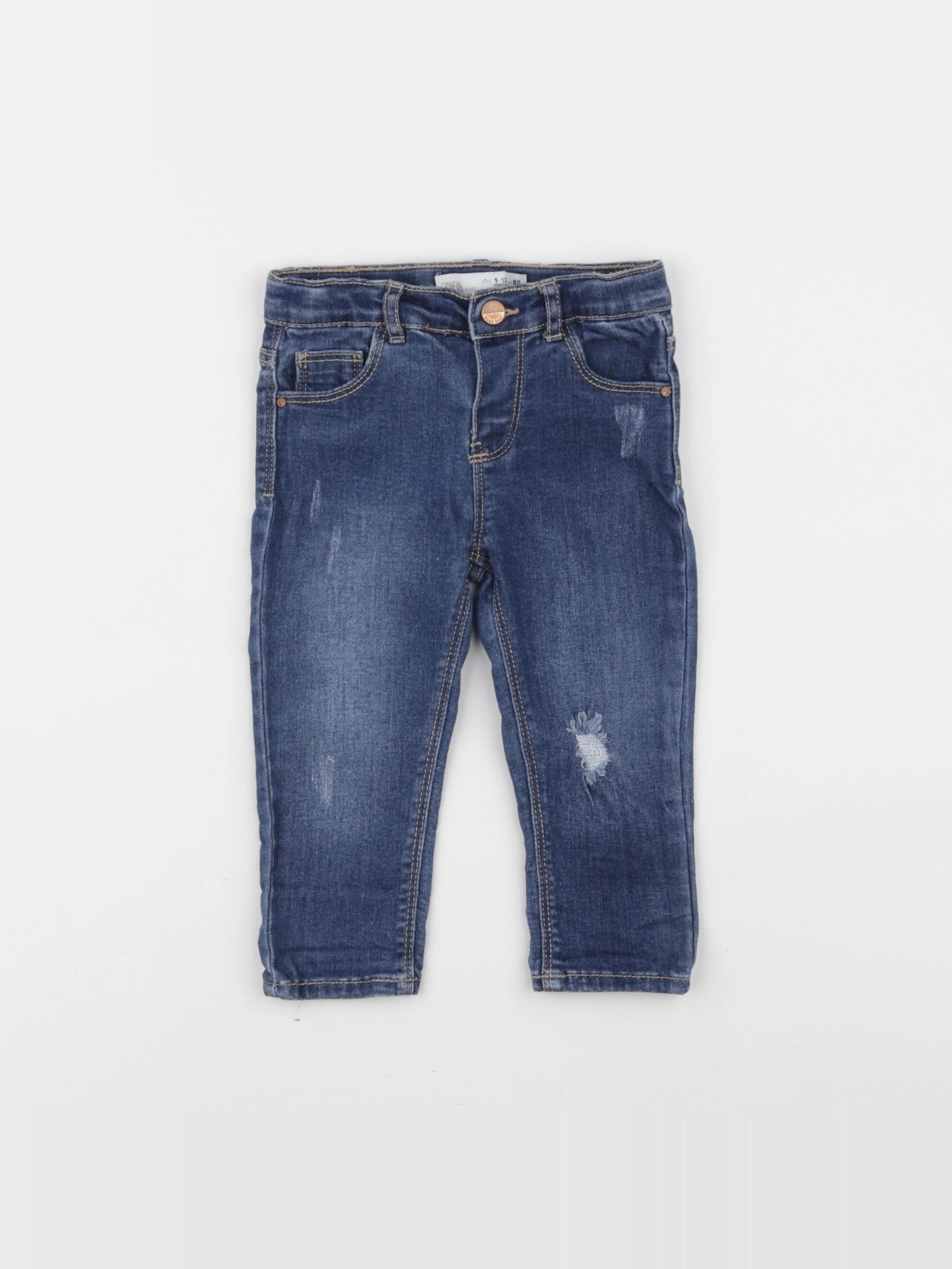 Zara - jean bleu - 9/12 mois