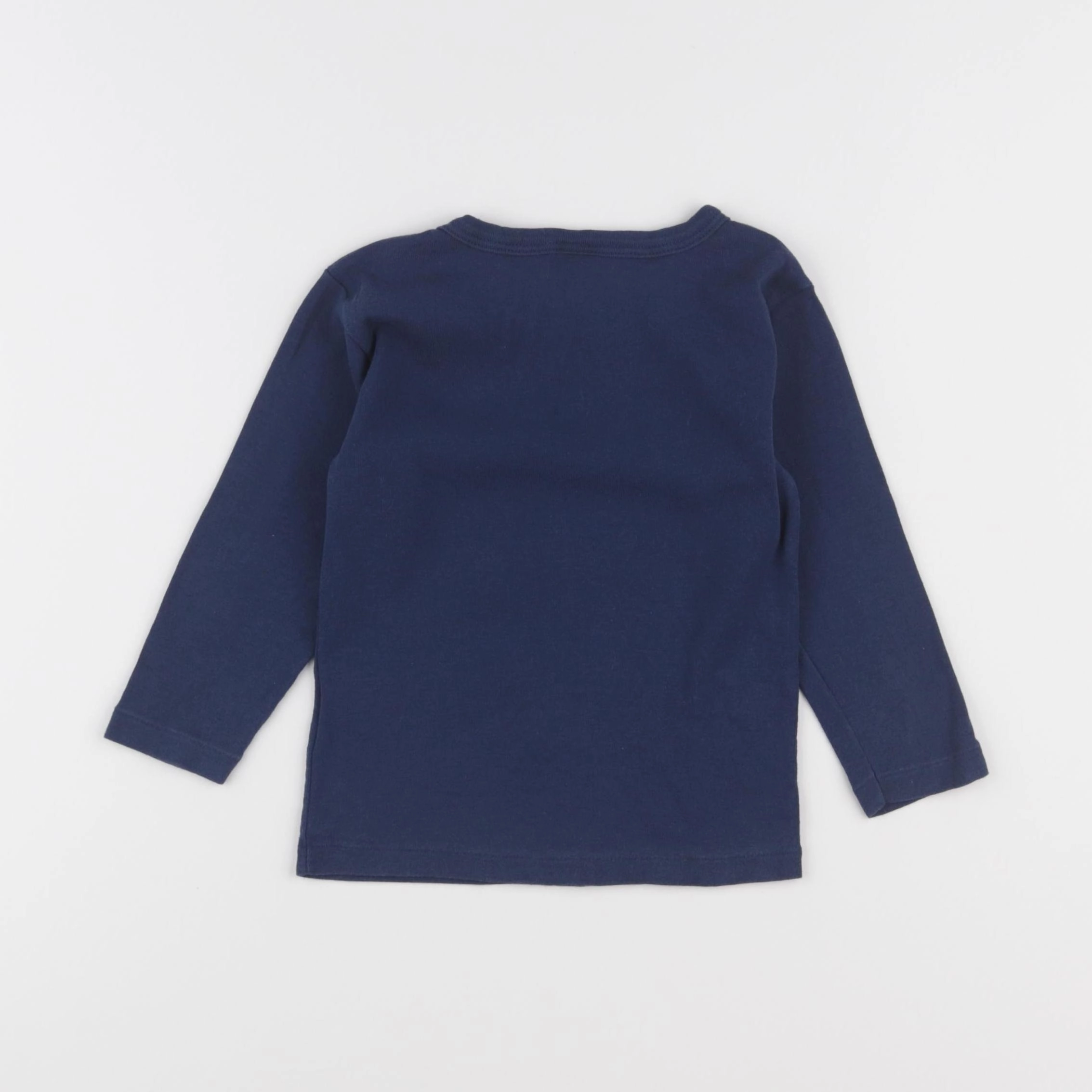 Petit Bateau - maillot de corps bleu - 3 ans