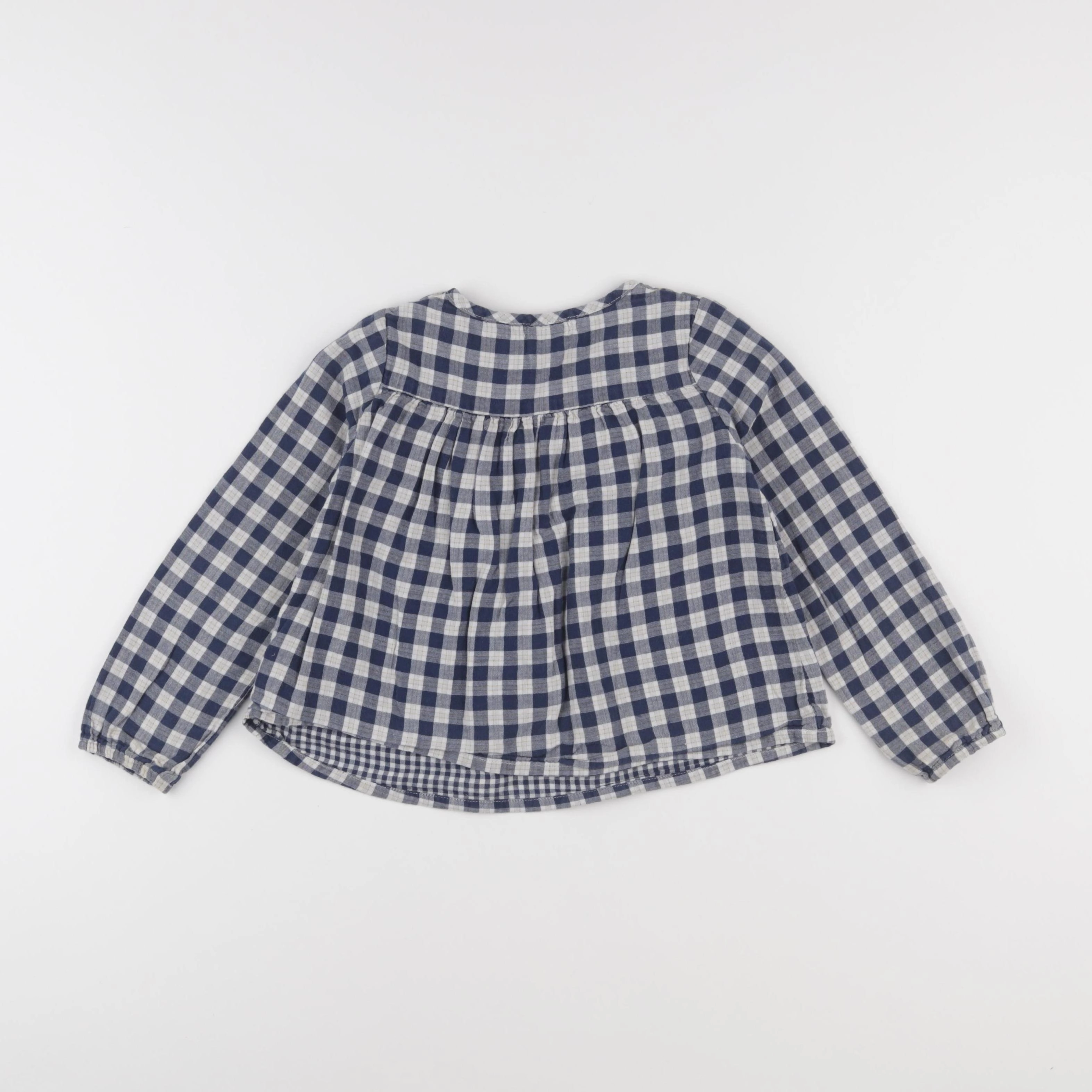 Okaidi - blouse bleu, beige - 6 ans