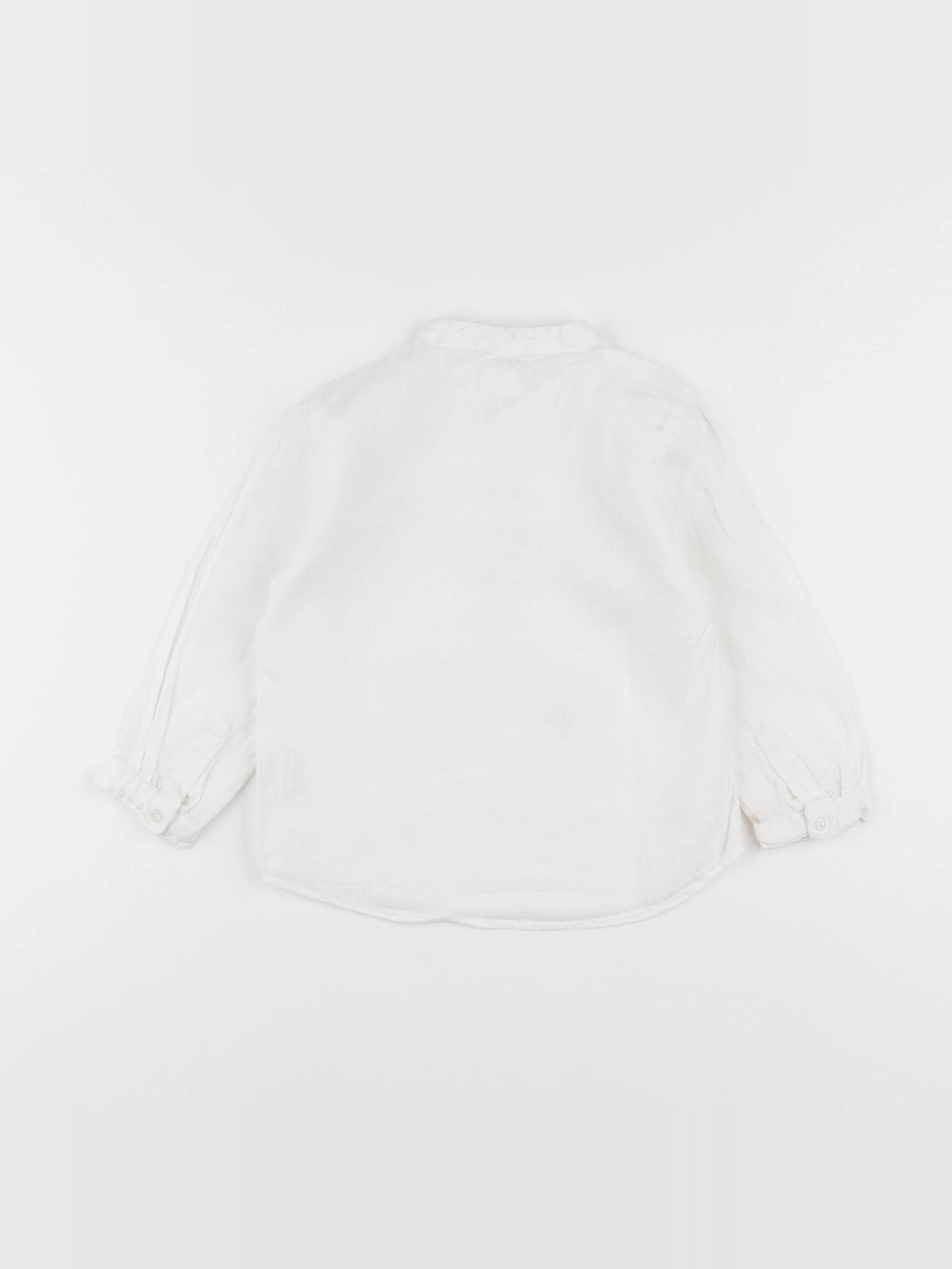 Boutchou - chemise blanc - 24 mois