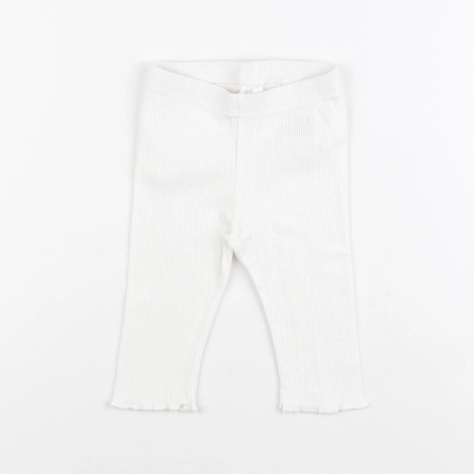 H&M - legging blanc - 3/6 mois