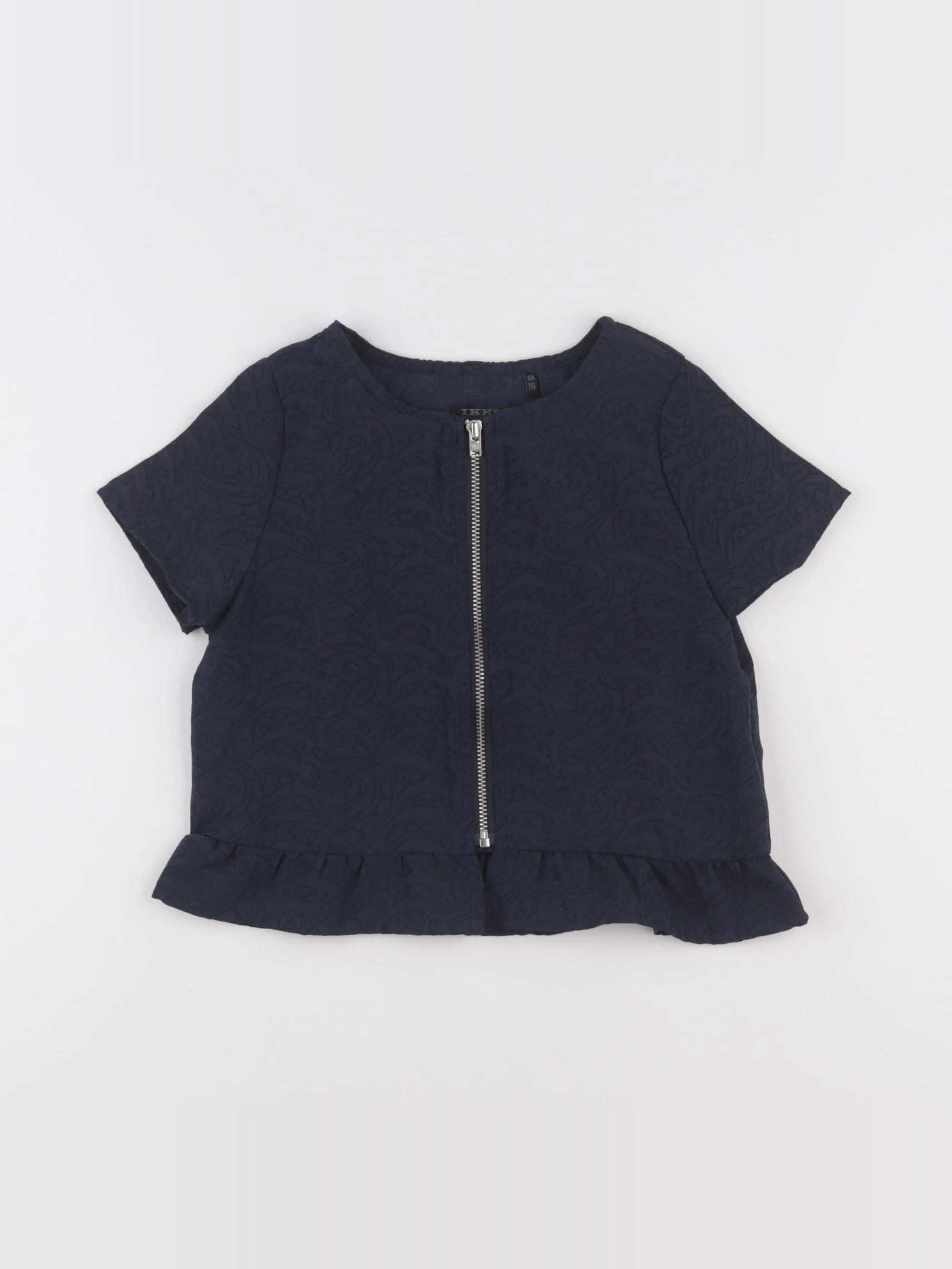 IKKS - blouse bleu - 6 ans