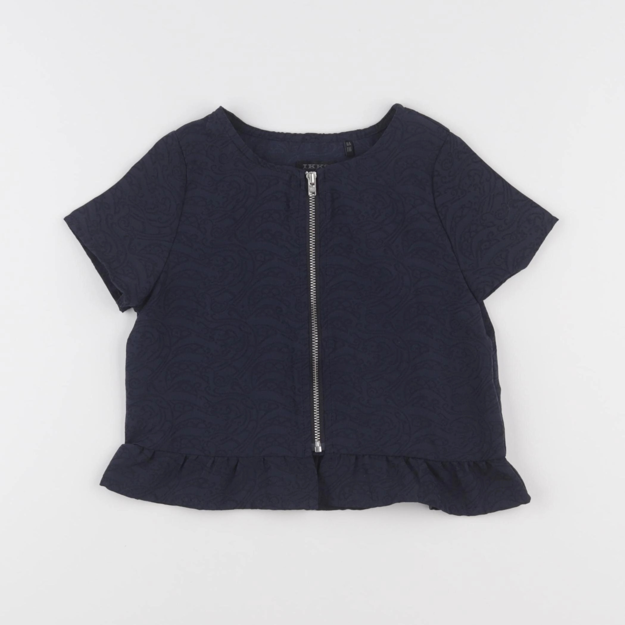 IKKS - blouse bleu - 6 ans