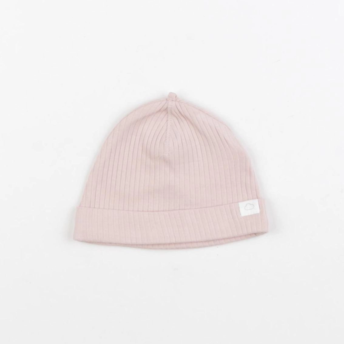 H&M - bonnet de naissance rose - 1/3 mois