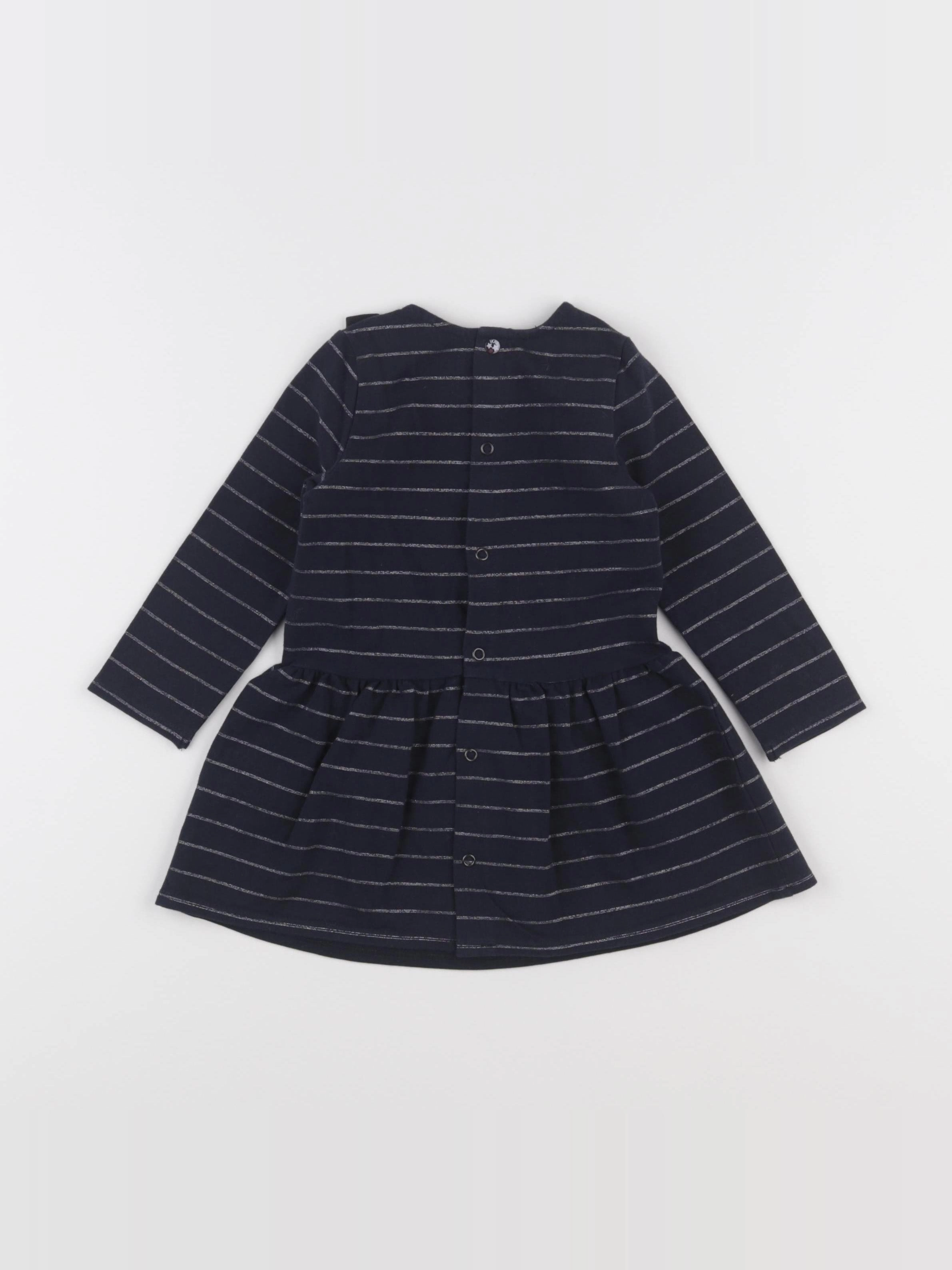 IKKS - robe bleu - 18 mois