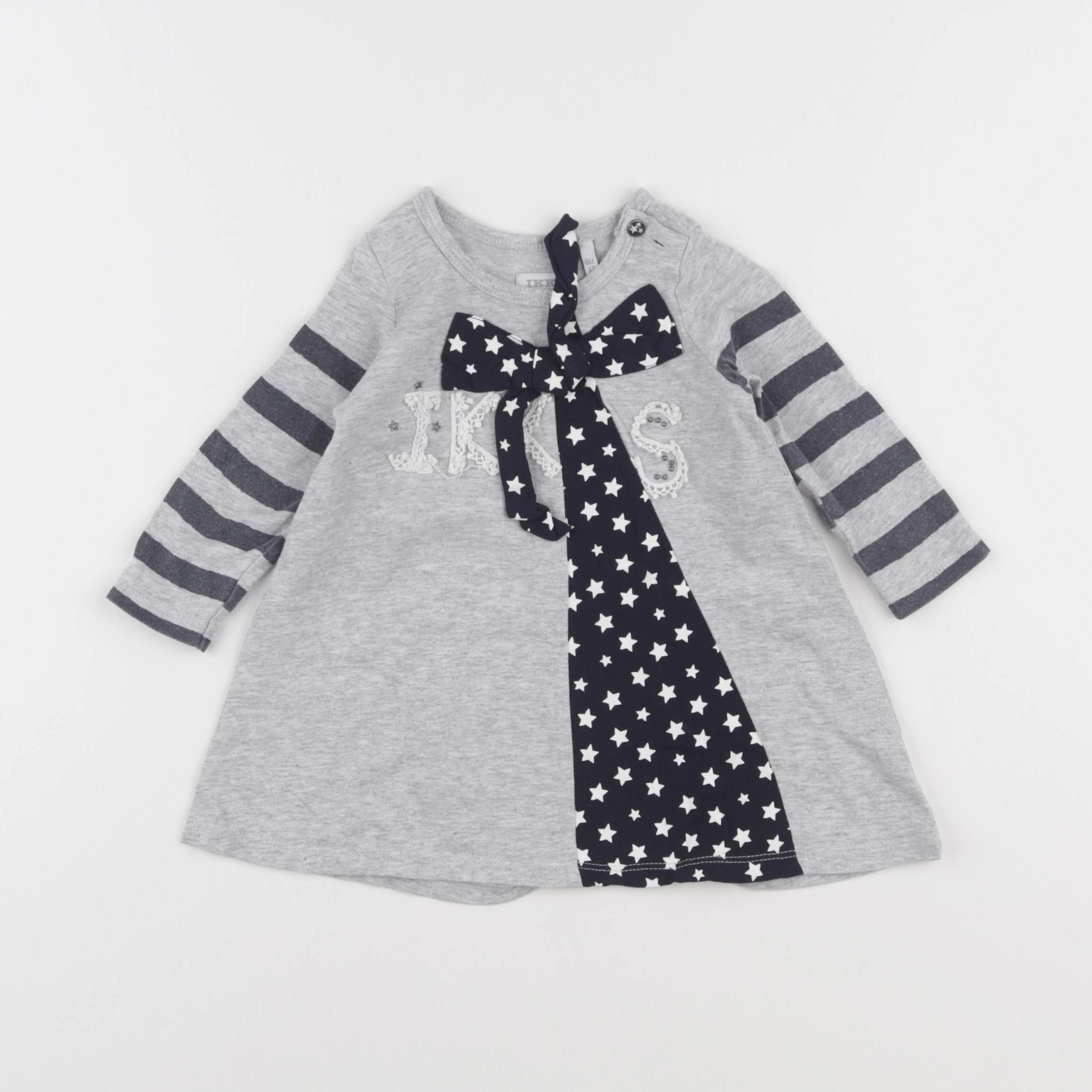 IKKS - robe gris - 6 mois