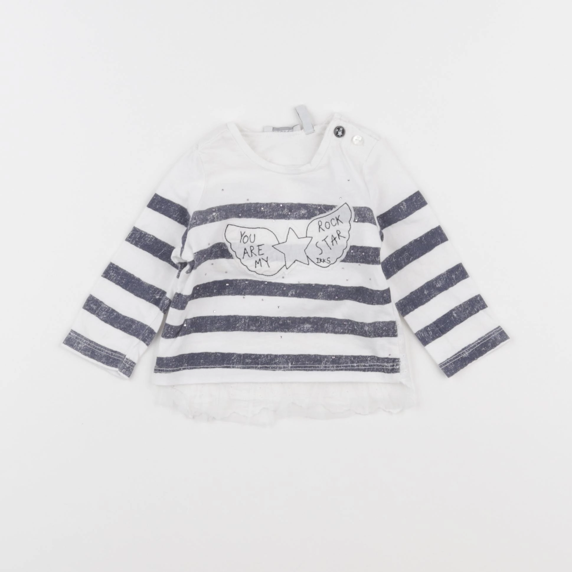 IKKS - tee-shirt blanc - 3 mois