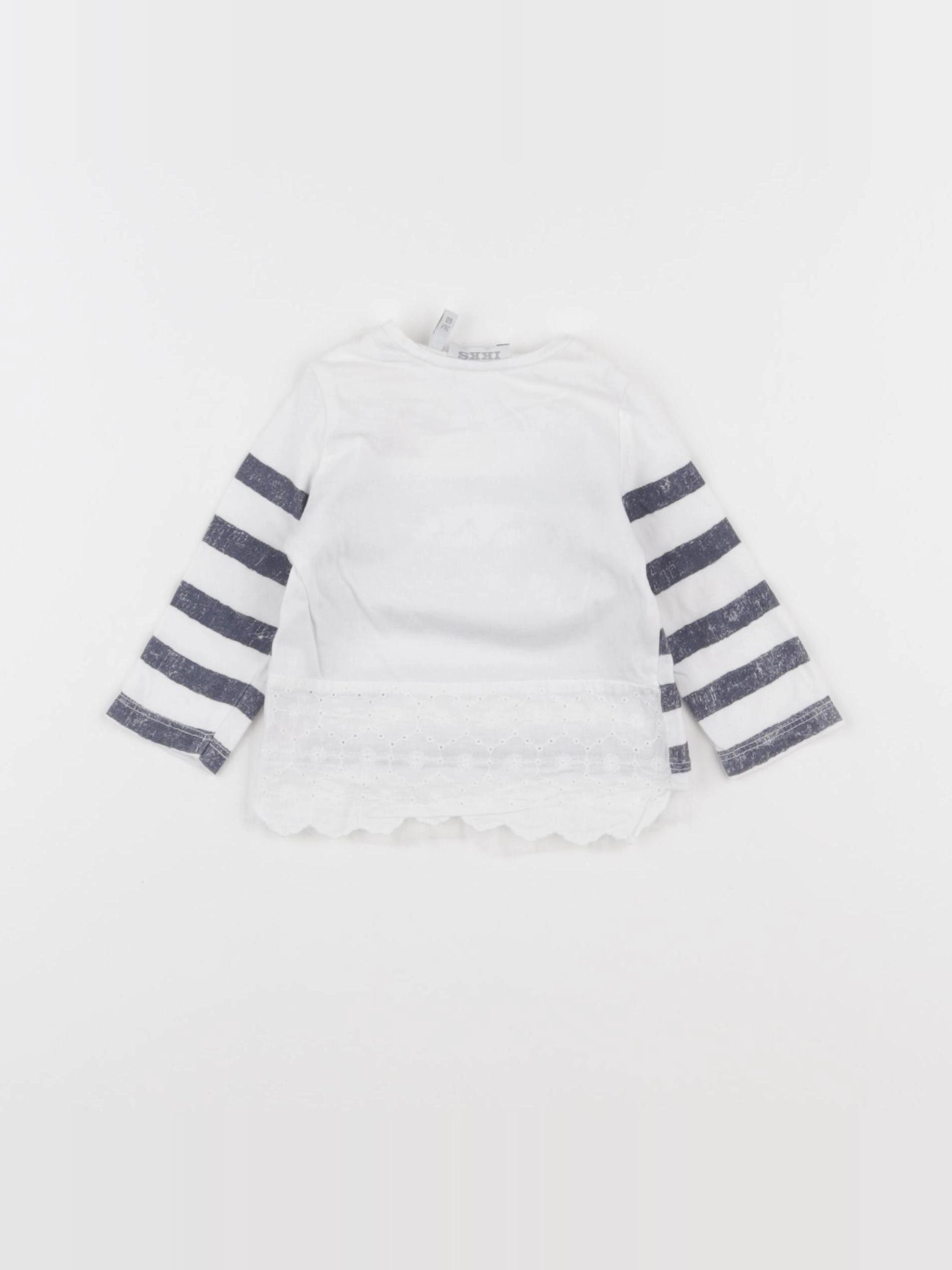IKKS - tee-shirt blanc - 3 mois