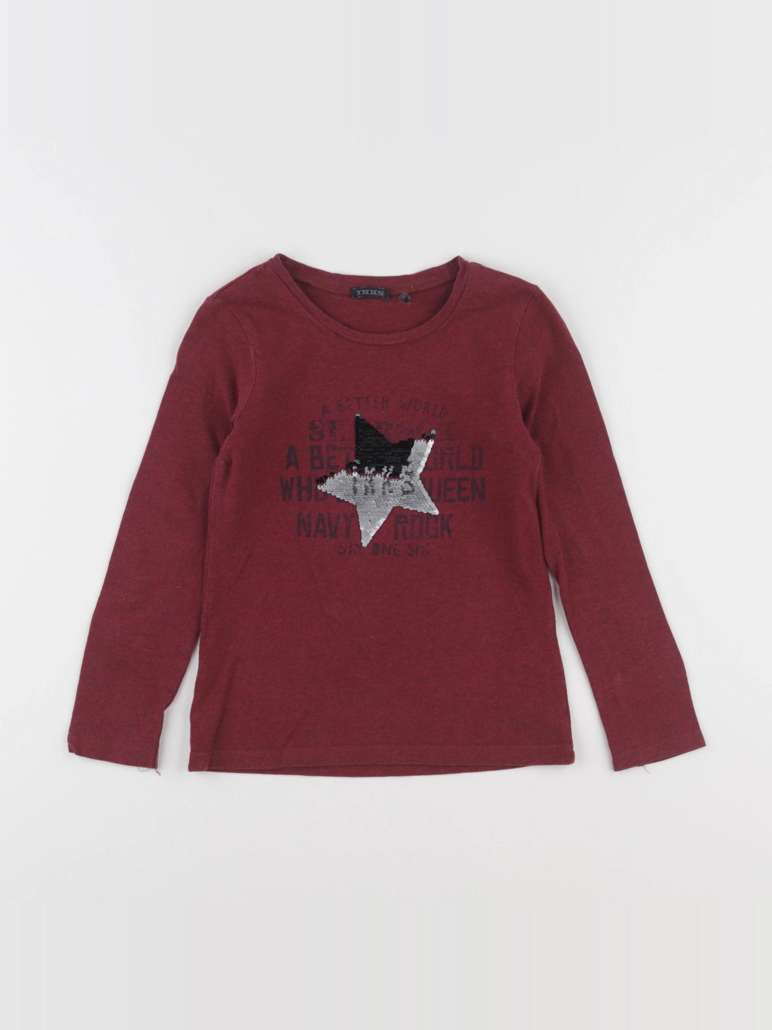 IKKS - tee-shirt rouge - 6 ans