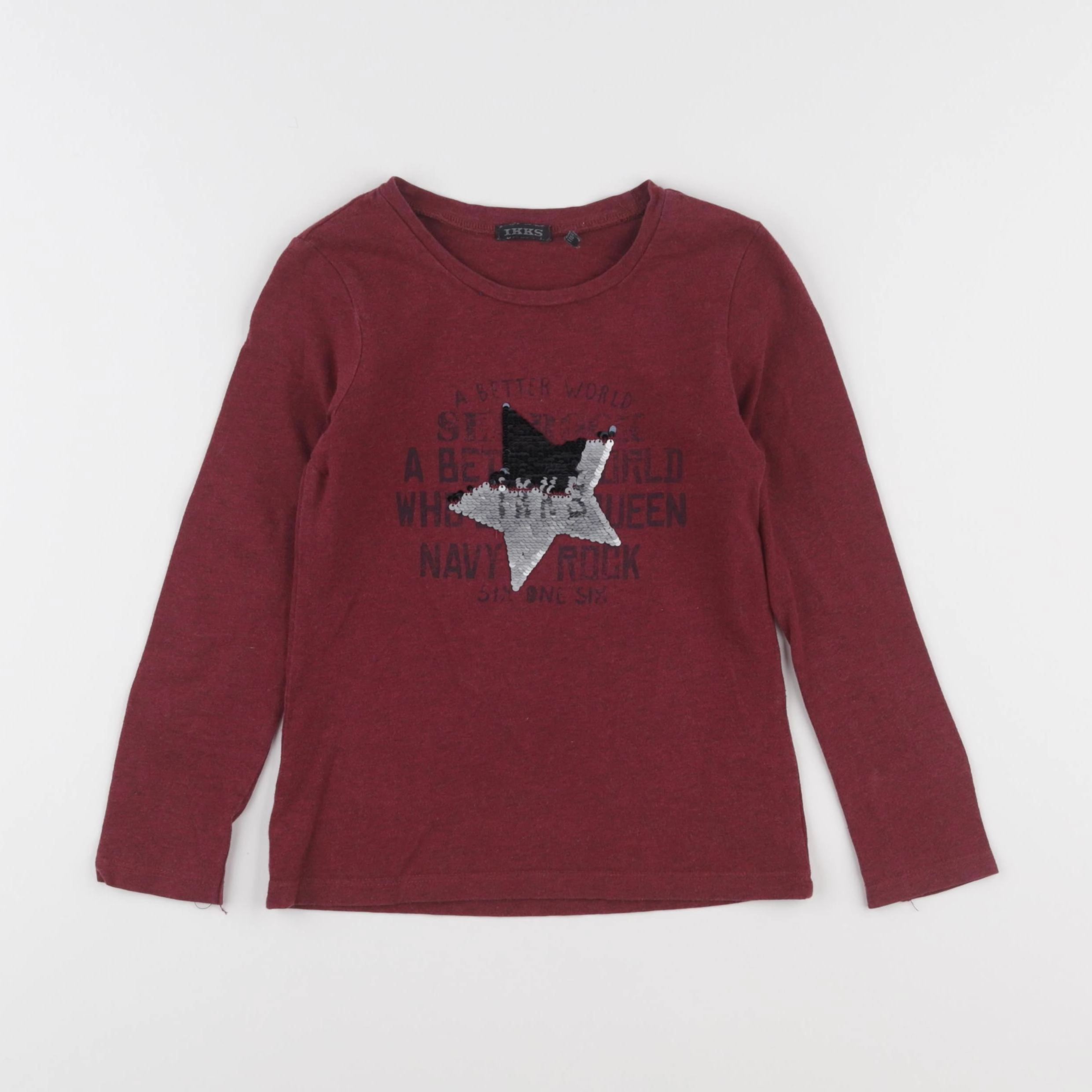 IKKS - tee-shirt rouge - 6 ans