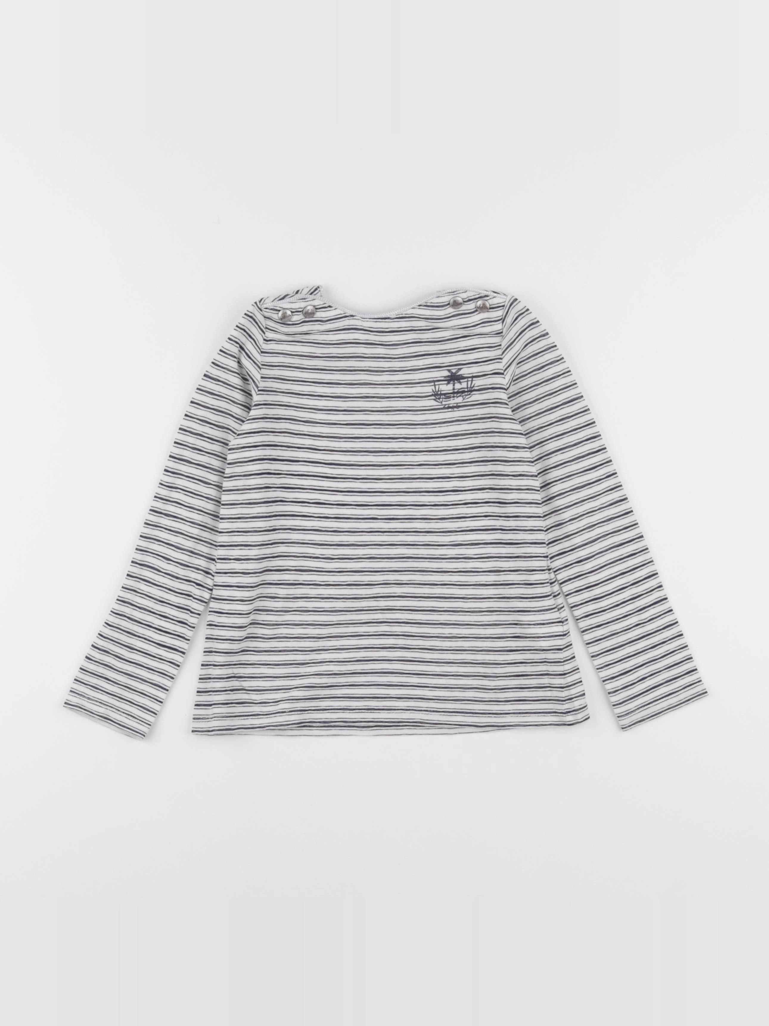 IKKS - tee-shirt blanc - 5 ans
