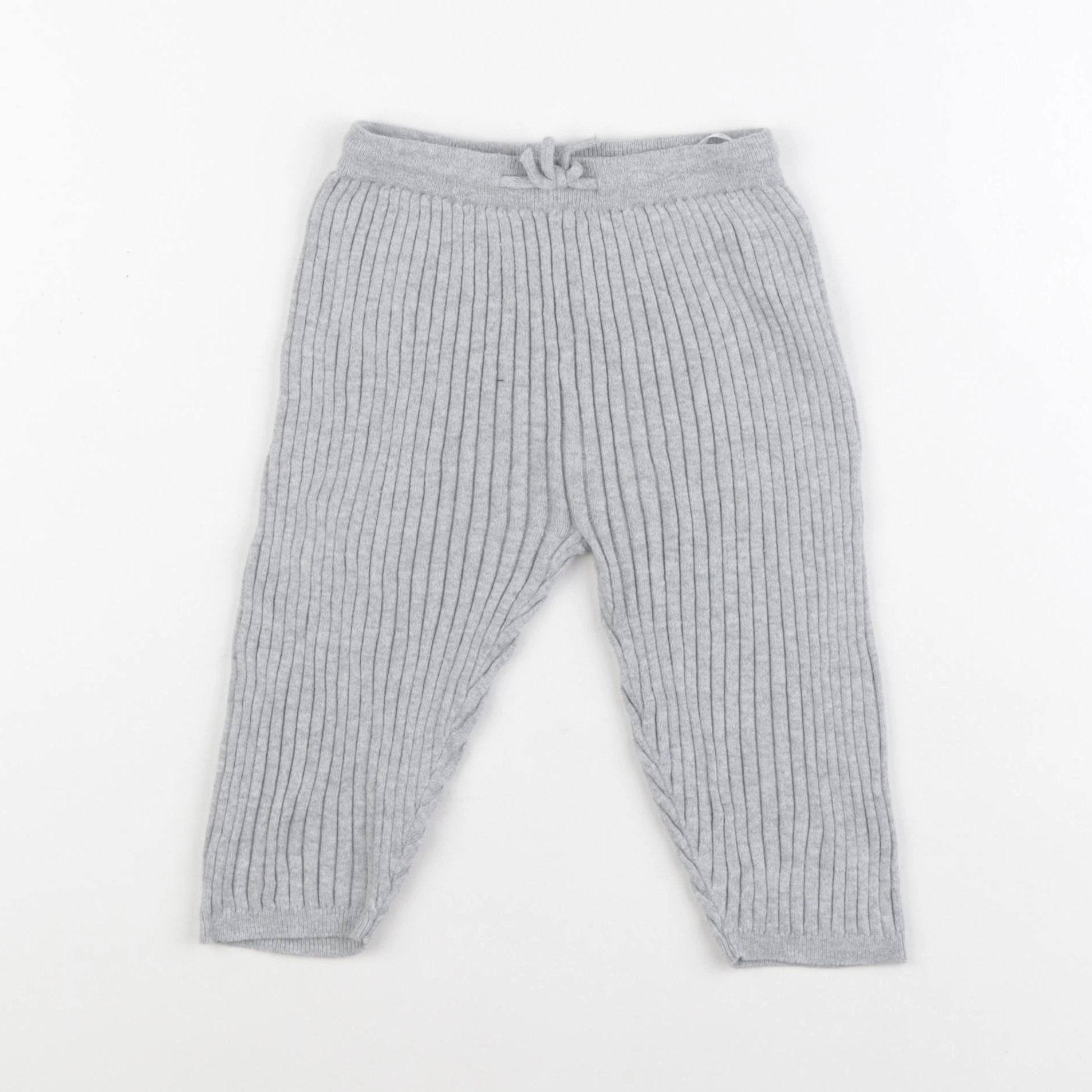 H&M - legging gris - 9/12 mois