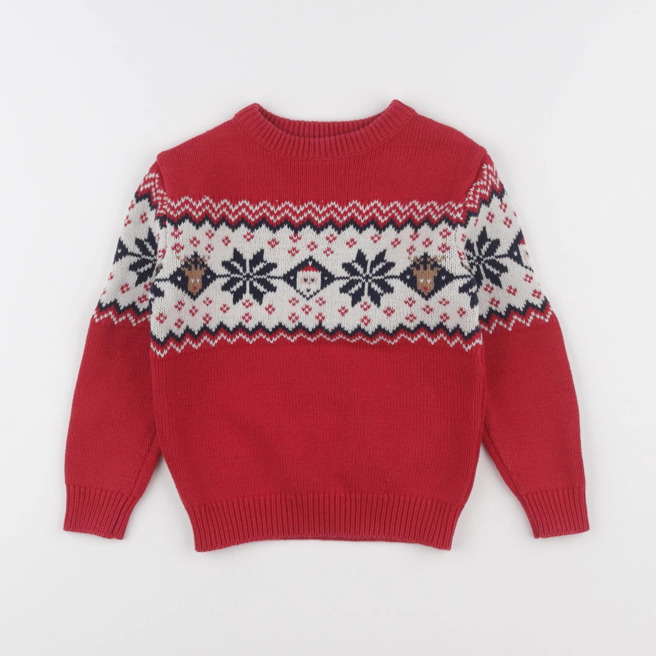 Vertbaudet - pull rouge - 5 ans