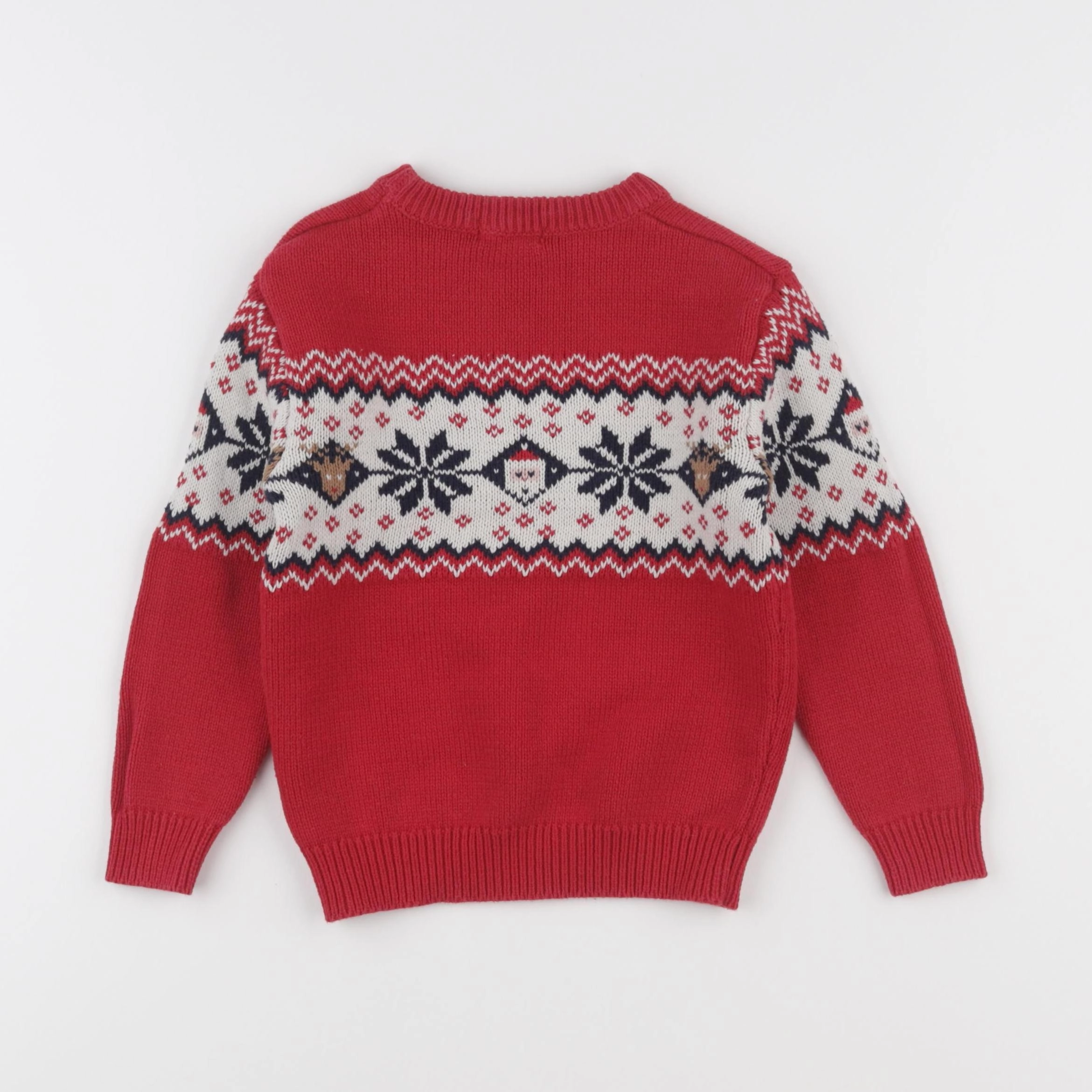 Vertbaudet - pull rouge - 5 ans