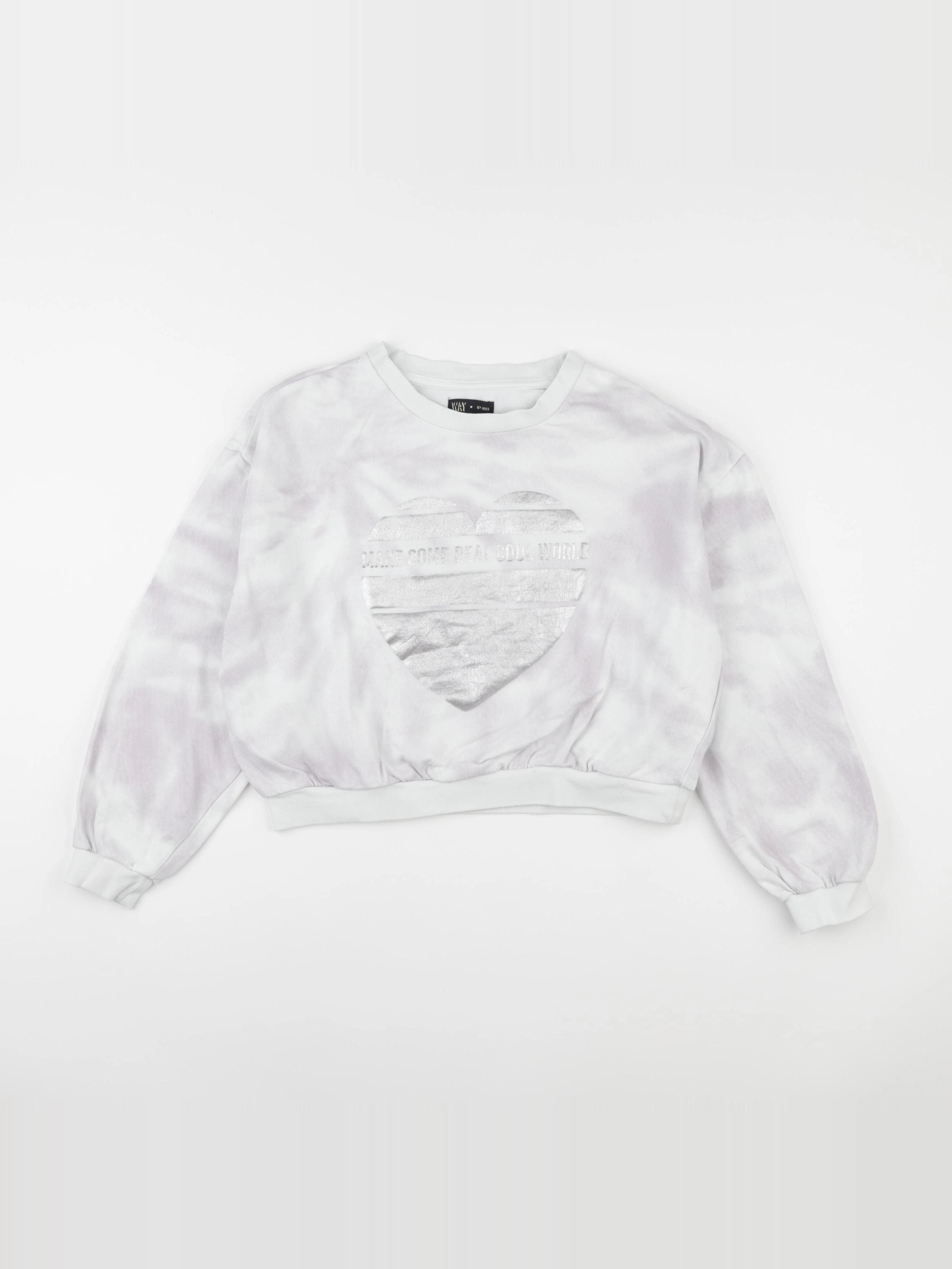 IKKS - sweat blanc - 14 ans