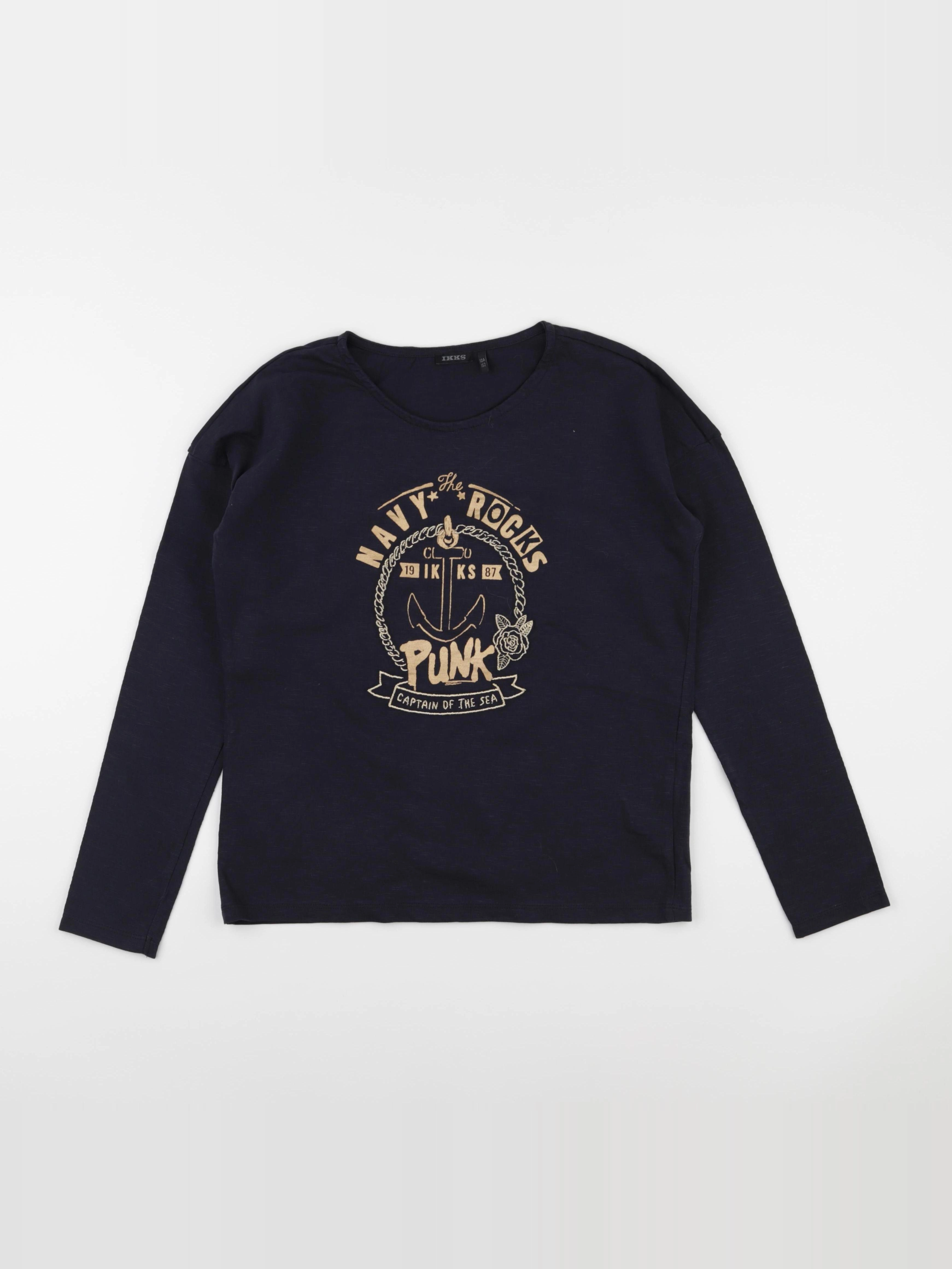 IKKS - tee-shirt bleu - 12 ans