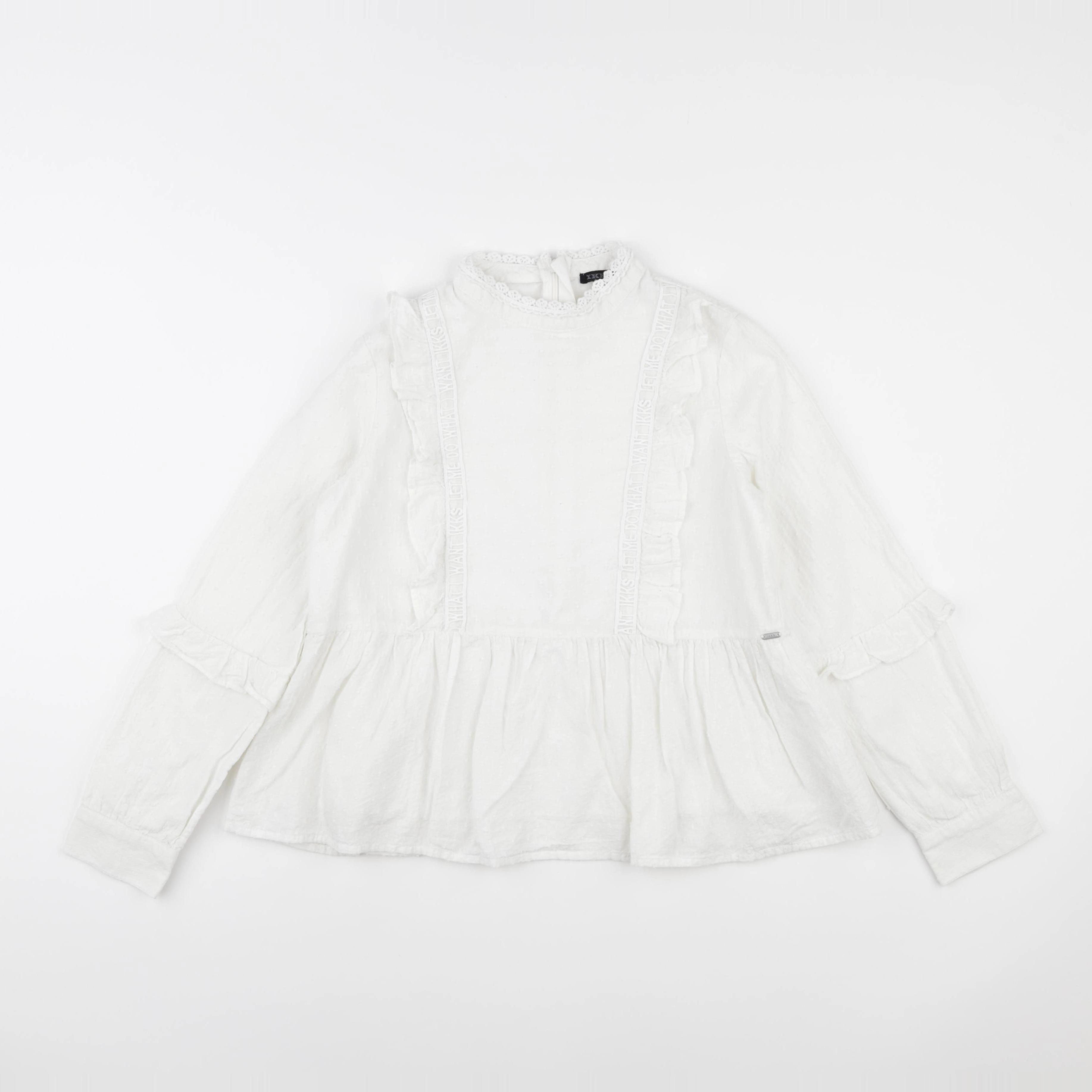 IKKS - blouse blanc - 10 ans