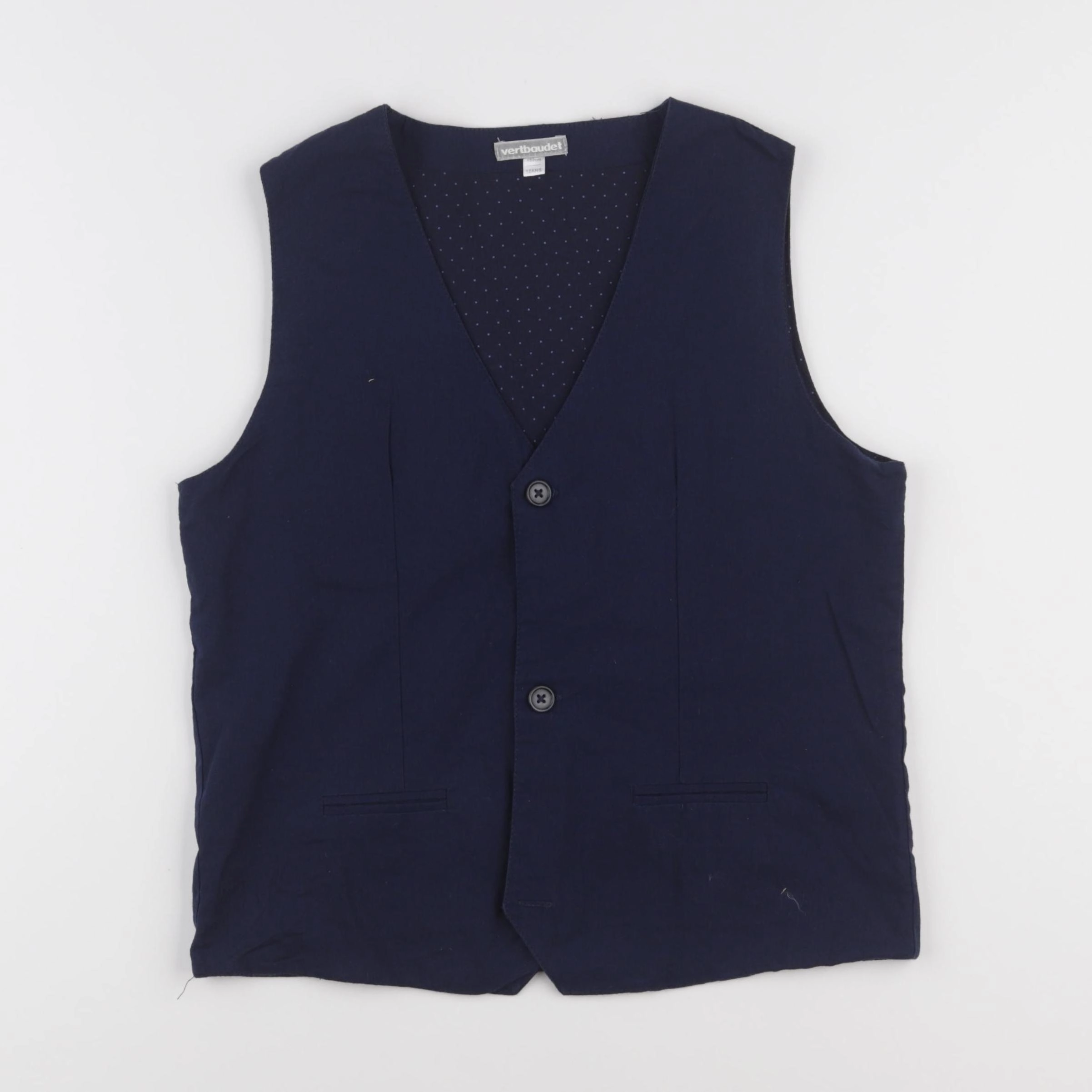 Vertbaudet - gilet bleu - 12 ans