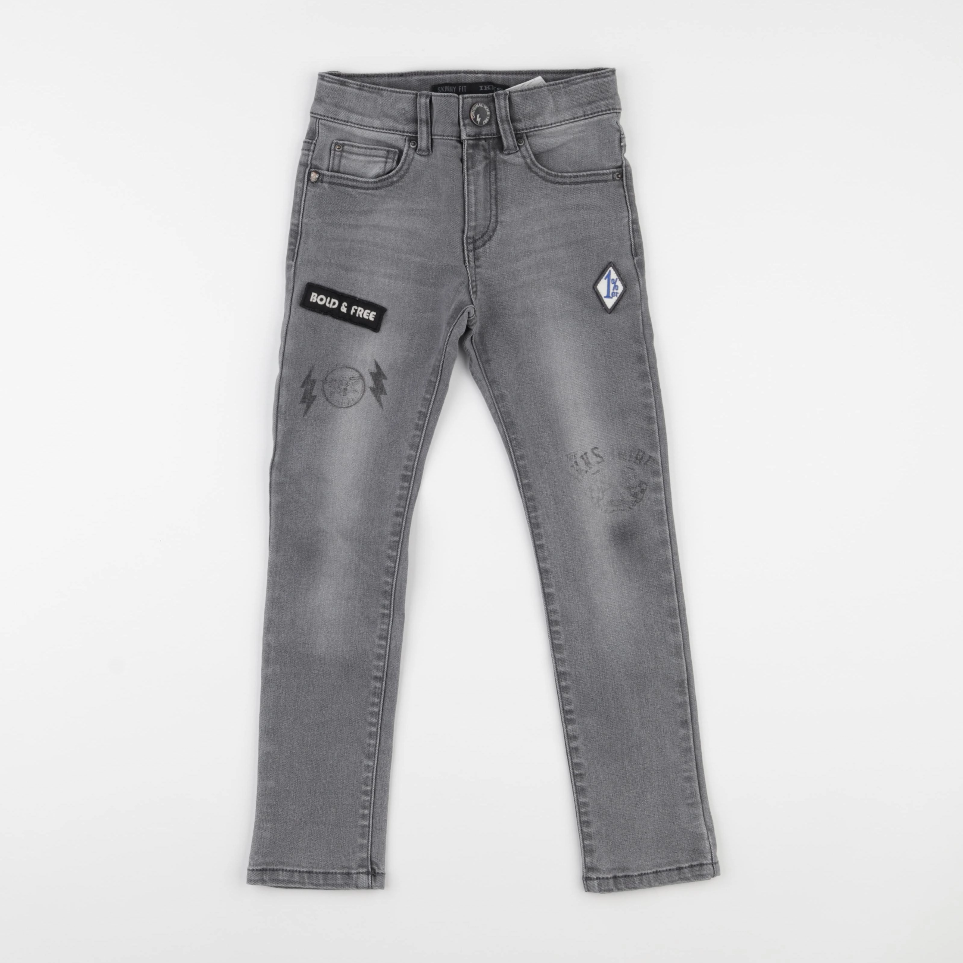 IKKS - jean gris - 6 ans
