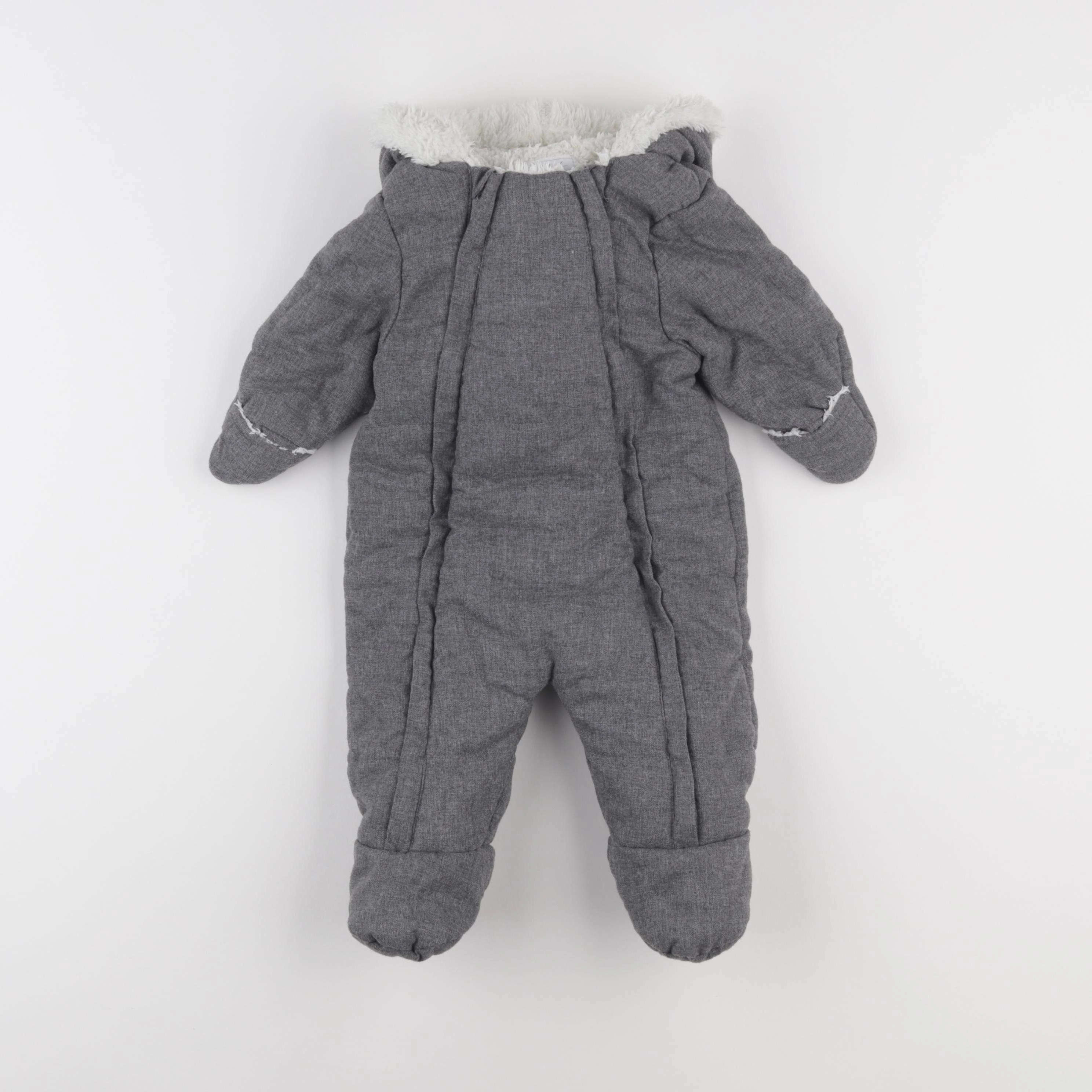 Vertbaudet - combi-pilote gris - 3 mois