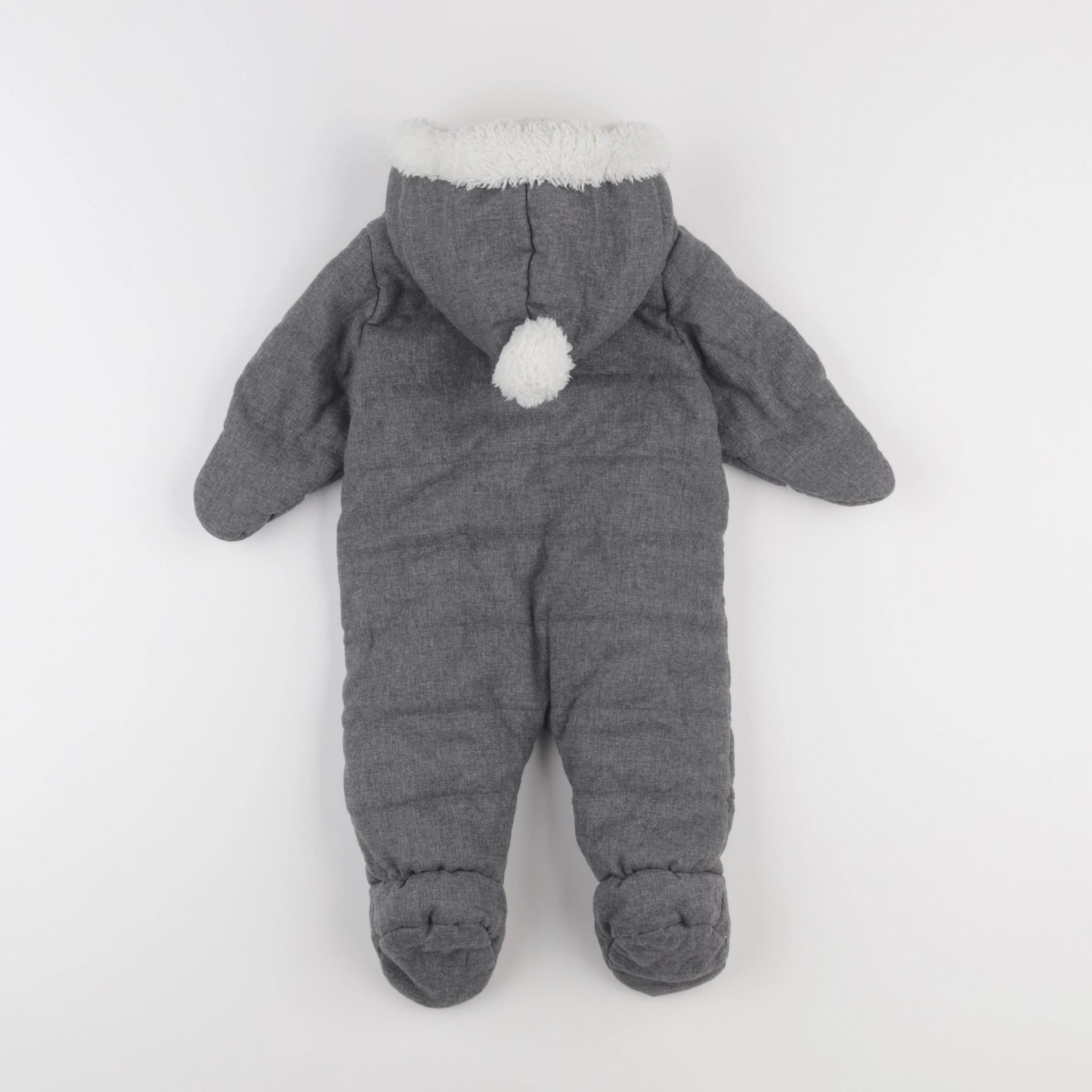 Vertbaudet - combi-pilote gris - 3 mois