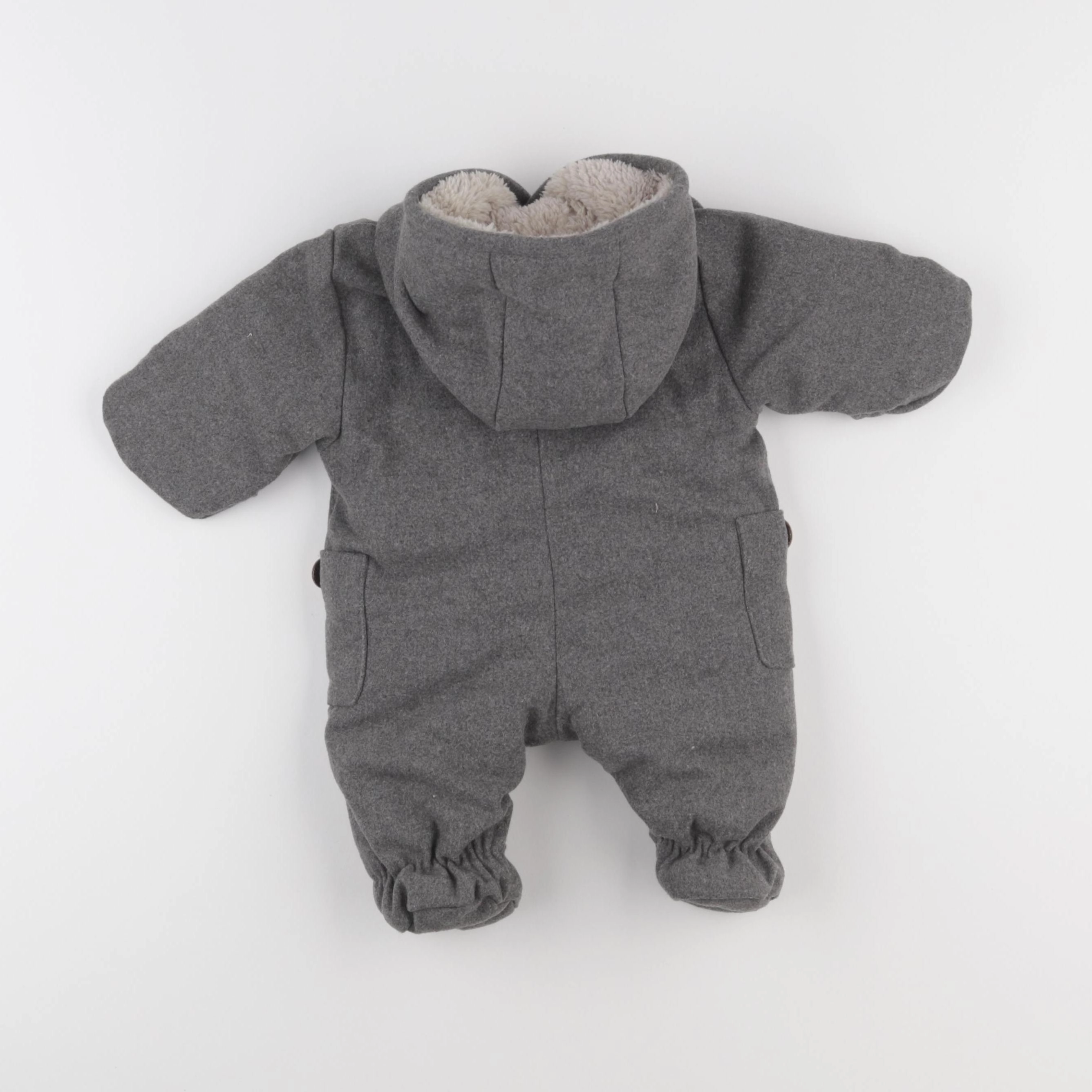 La Redoute - combi-pilote gris - 1 mois