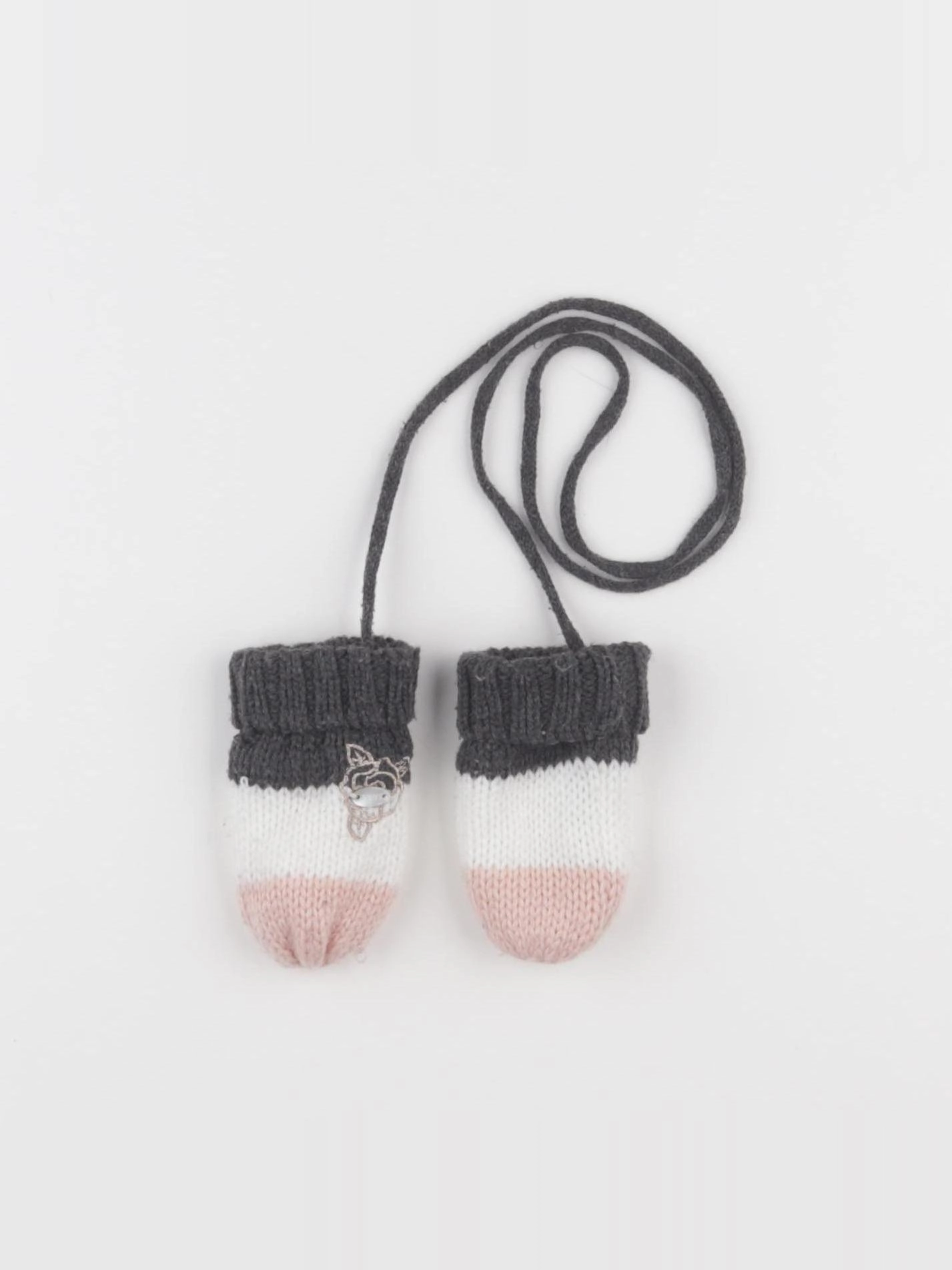 IKKS - moufles gris - 12/18 mois