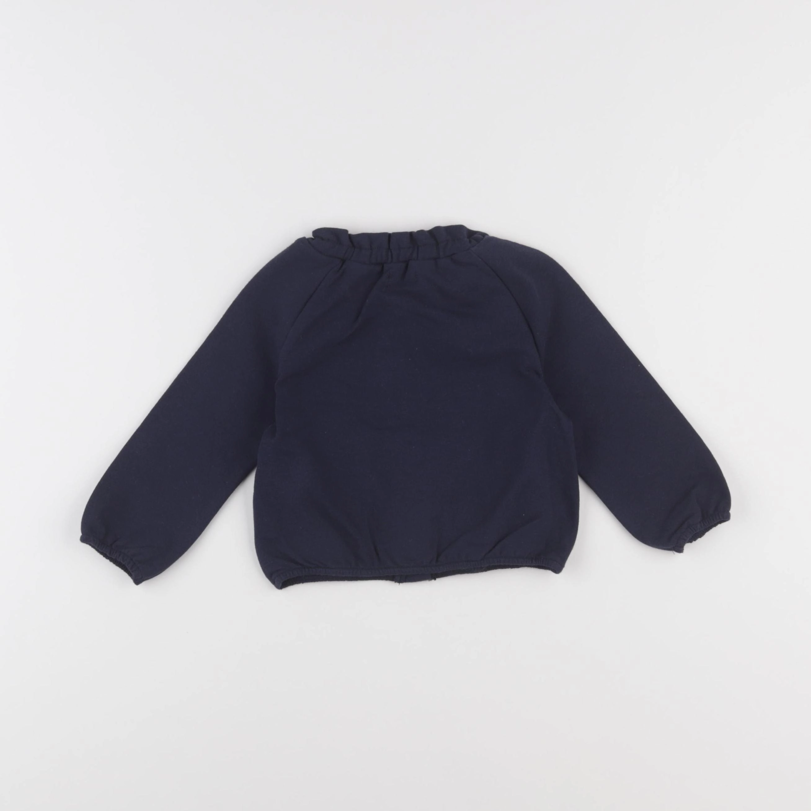 IKKS - sweat bleu - 12 mois